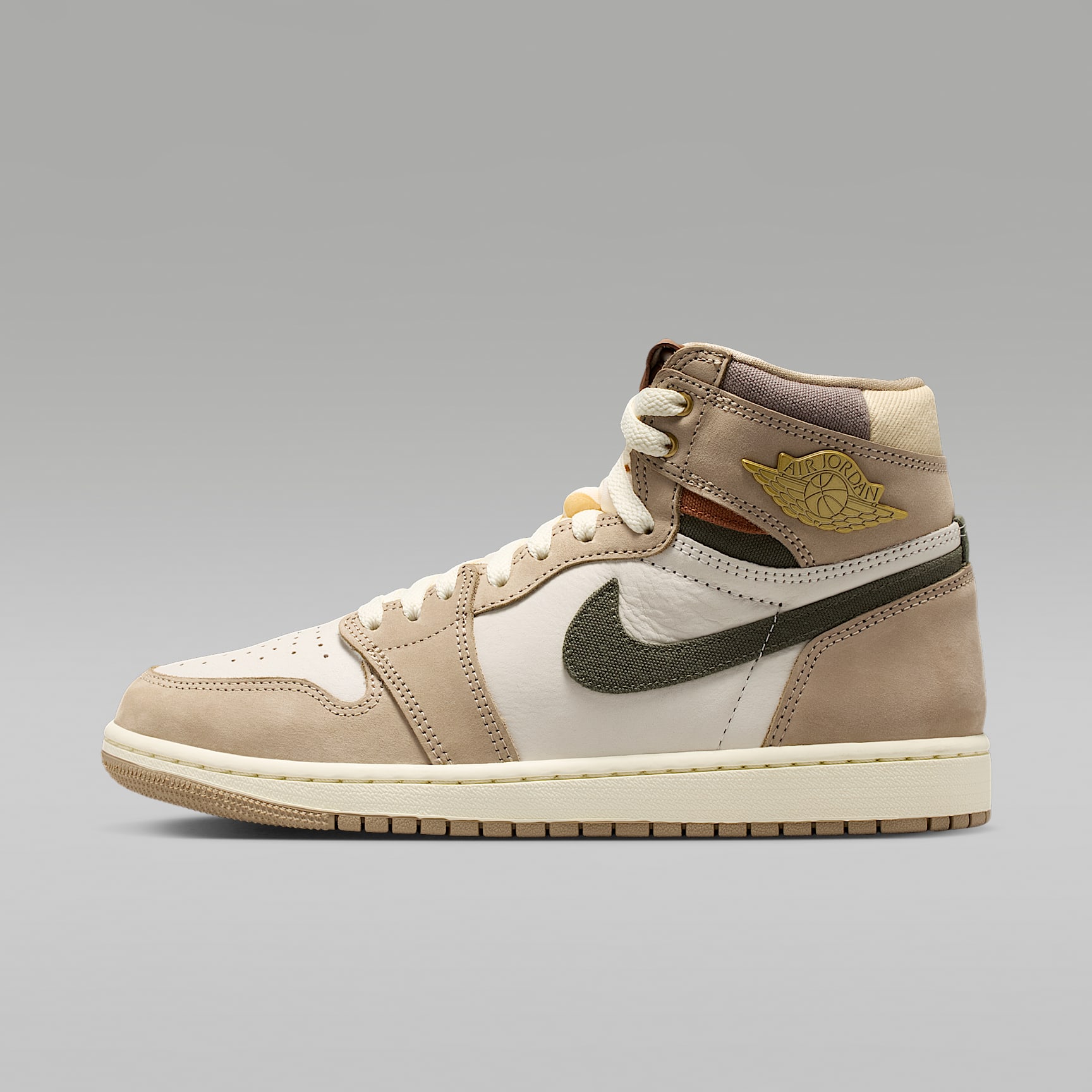 Air Jordan 1 High OG 'Khaki' Women's Shoes