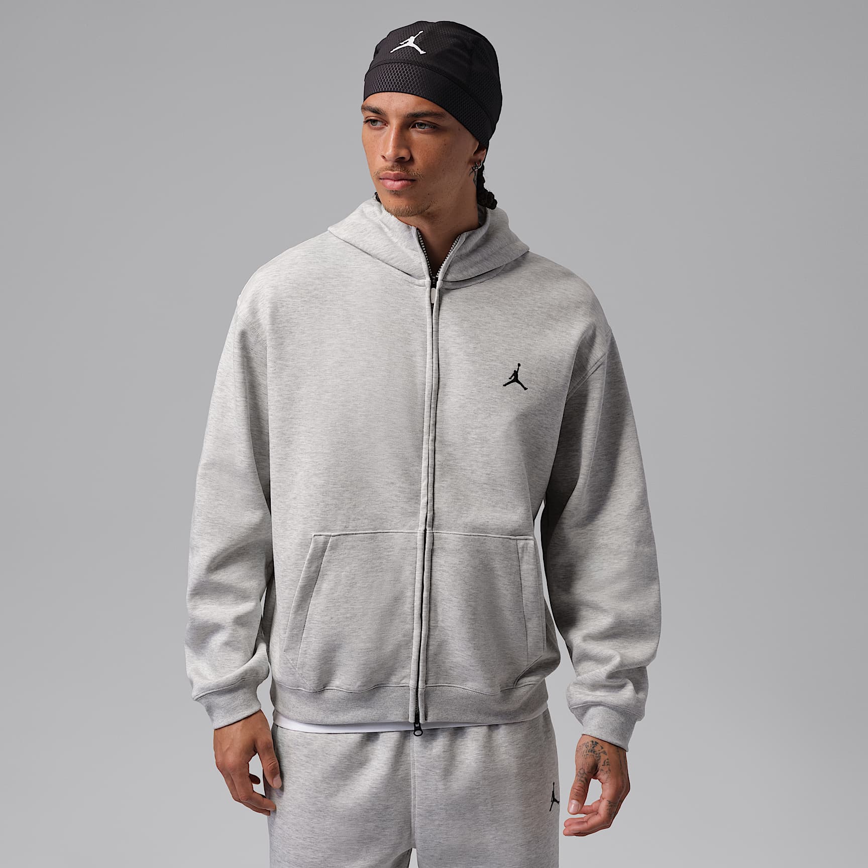Jordan Sport Hoop Fleece Men's Dri-FIT Full-Zip Hoodie