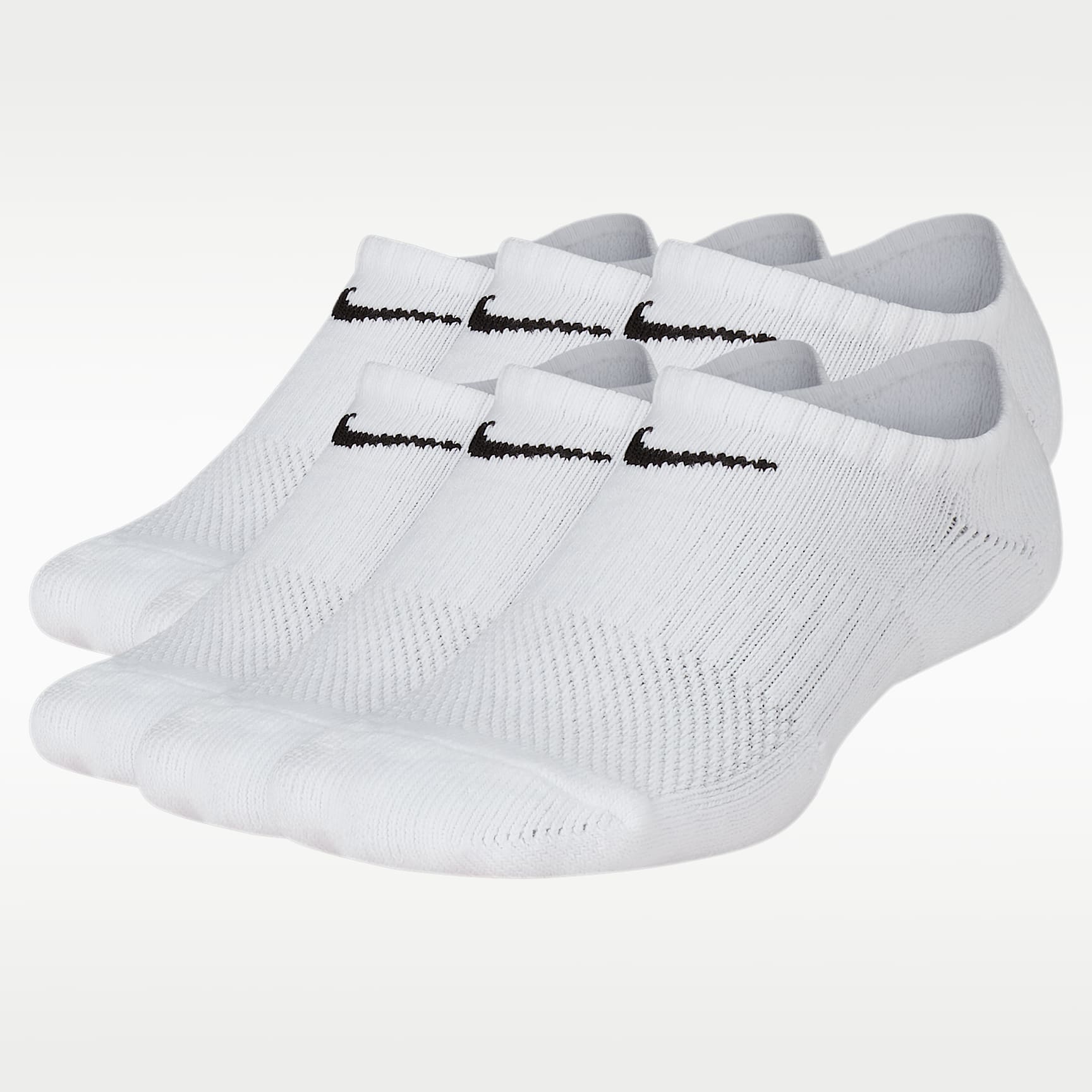 Nike Performance Cushioned No-Show Kids' Training Socks (6 Pair)