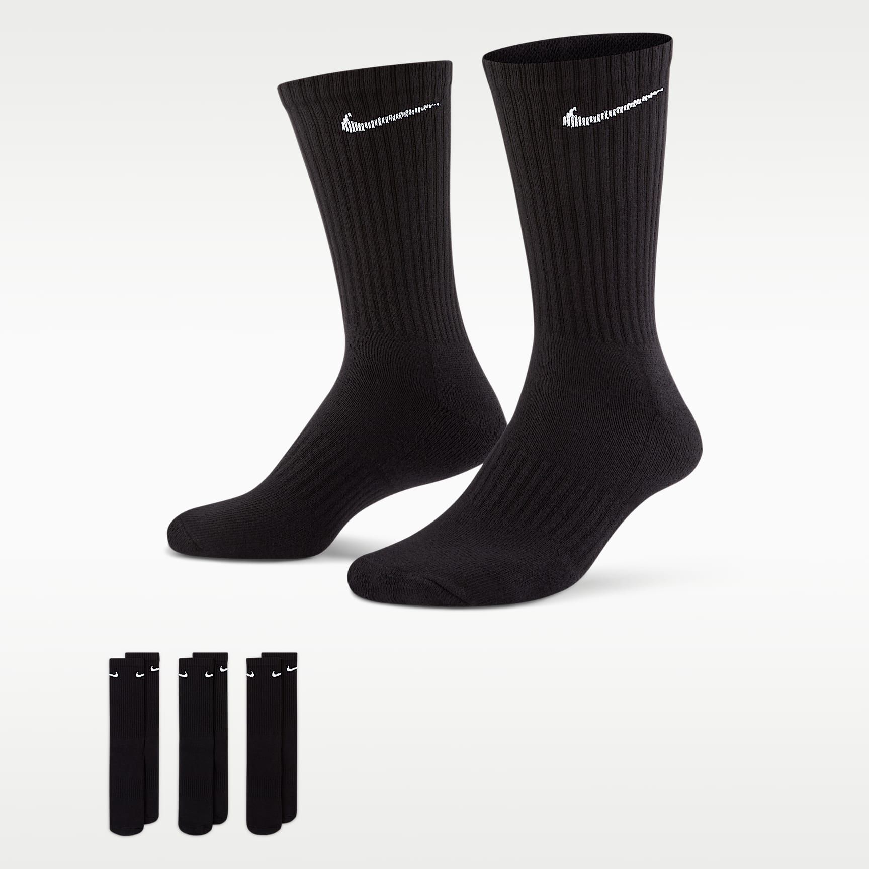 Nike Everyday Cushioned Training Crew Socks (3 Pairs)