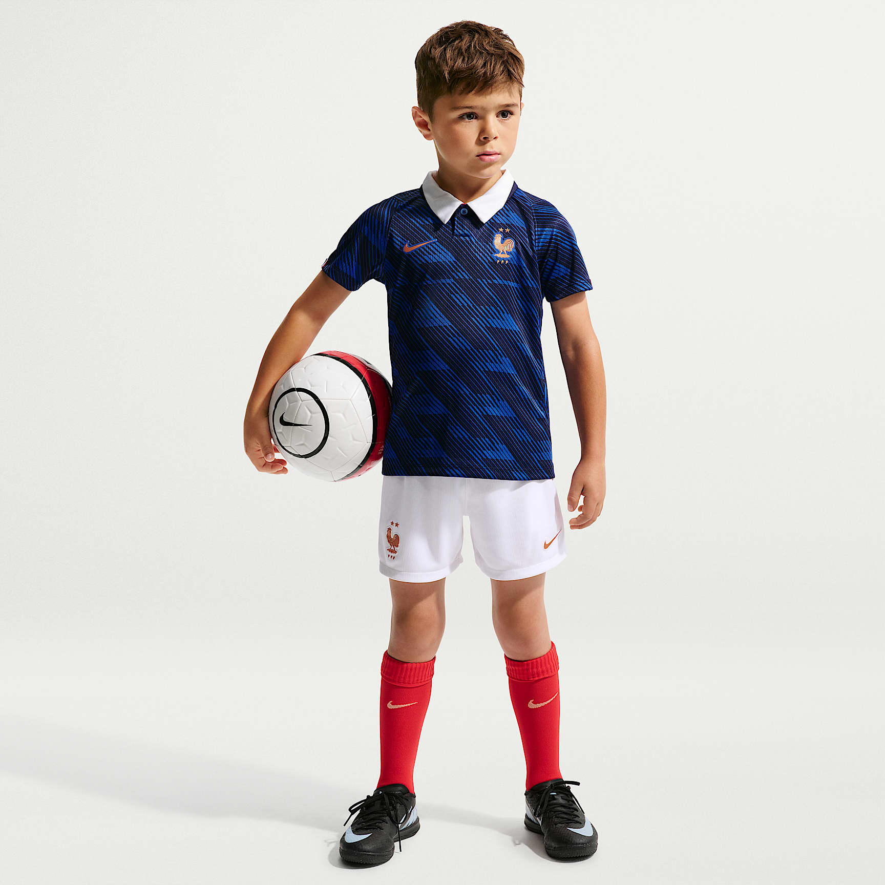 FFF 2026 Stadium Home Younger Kids' Nike Football Replica 3-Piece Kit