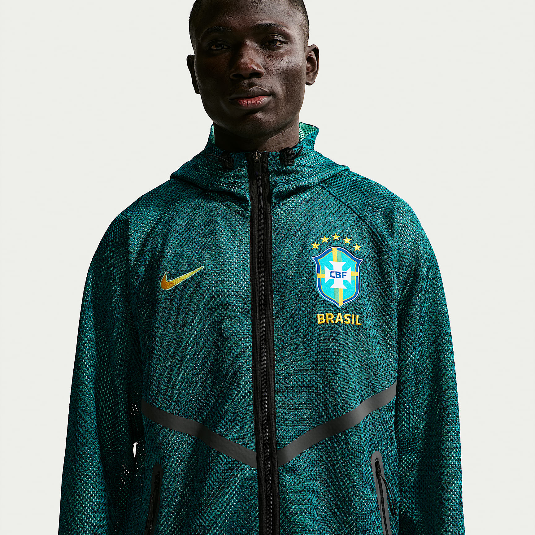 Brazil Men's Nike Dri-FIT Football Anthem Jacket