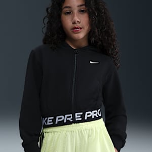 Nike Pro Fleece Older Kids' (Girls') Dri-FIT Full-Zip Hoodie