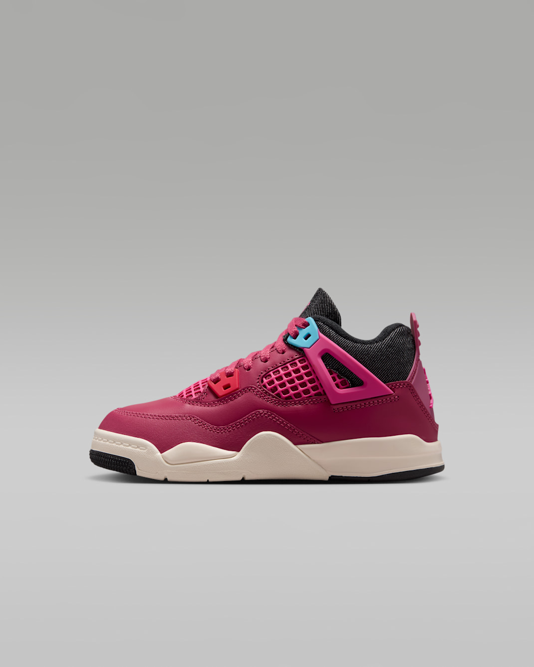 Jordan 4 Retro 'She's A Star' Younger Kids' Shoes - Sweet Beet/Off-Noir/Chalk/Desert Pink