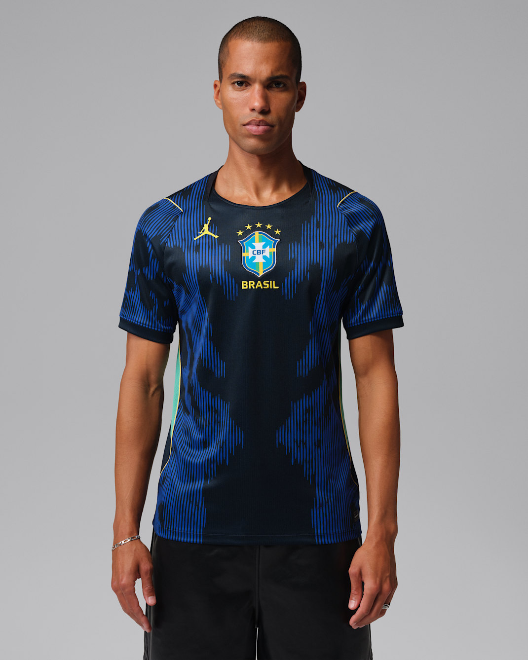 Brazil National Team 2026 Stadium Away Men's Nike Dri-FIT Football Shirt - Old Royal/Black