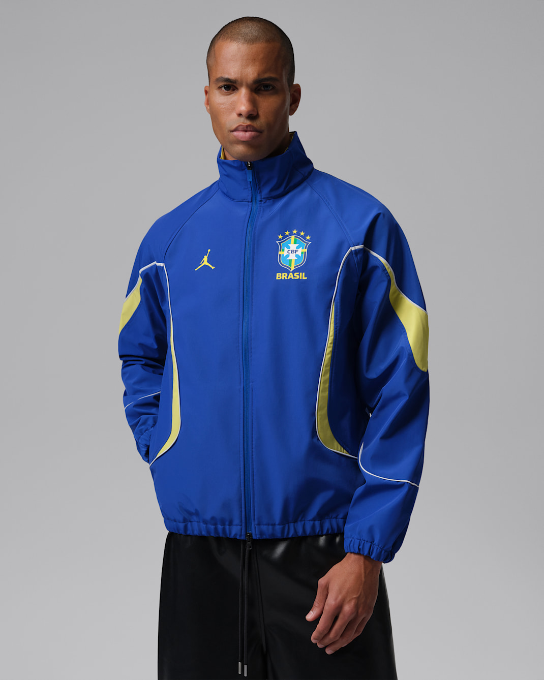 Jordan Men's Anthem Jacket - Old Royal/Yellow Pulse/White/Infrared 23