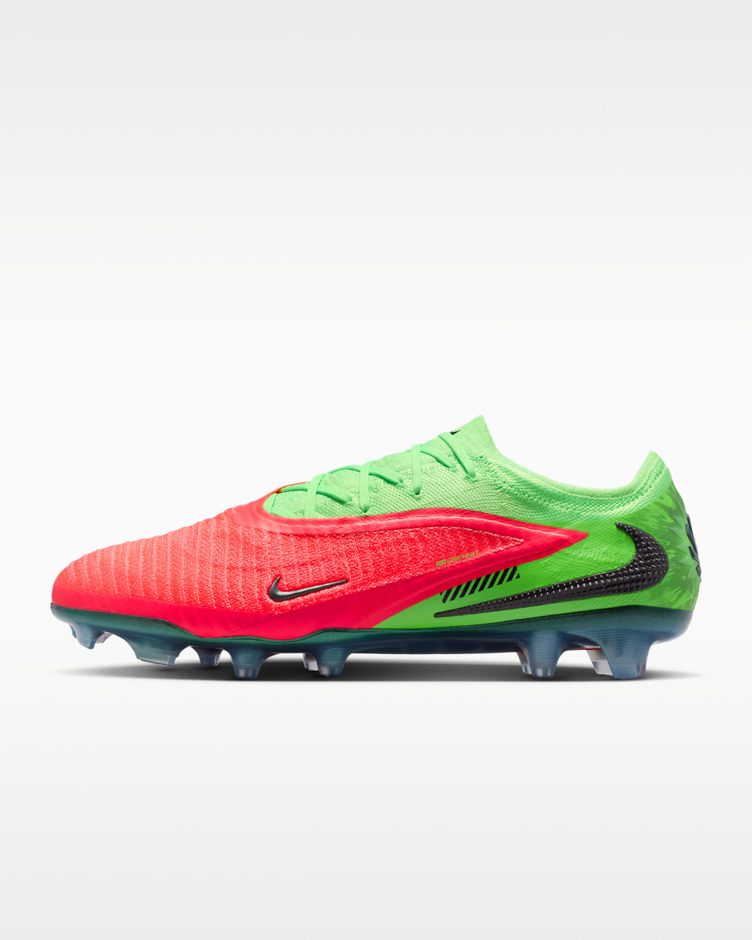 Nike Phantom 6 Low Elite 'Erling Haaland' Firm-Ground Football Boot - Hot Punch/Green Strike/Black