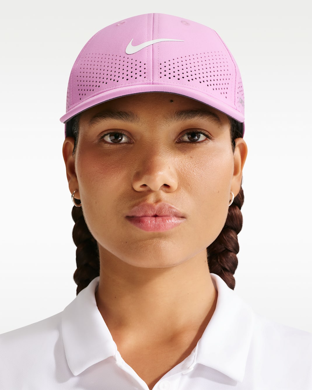 Nike Dri-FIT ADV Club Structured Swoosh Cap - Light Magenta/White