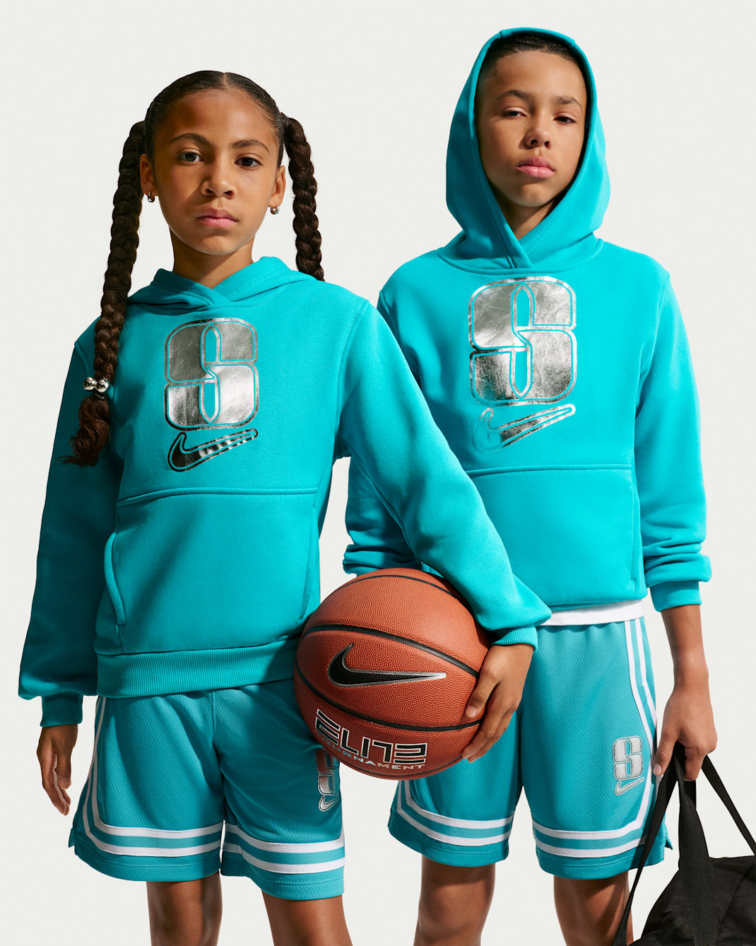 Nike Club Fleece Older Kids' Hoodie - Dusty Cactus