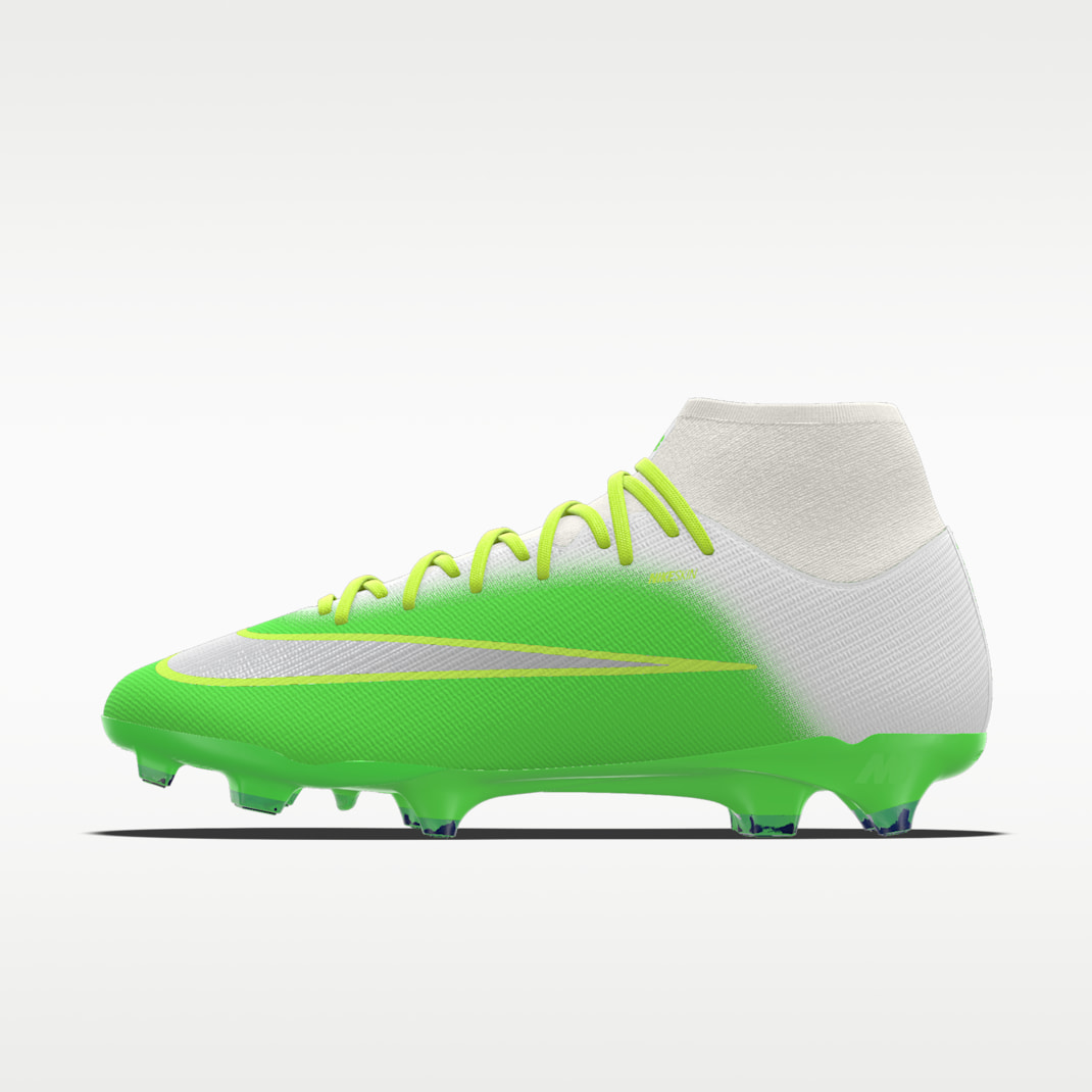 Nike Mercurial Superfly 11 Academy By You Custom Firm-Ground High-Top Football Boots - Multi-Colour/Multi-Colour