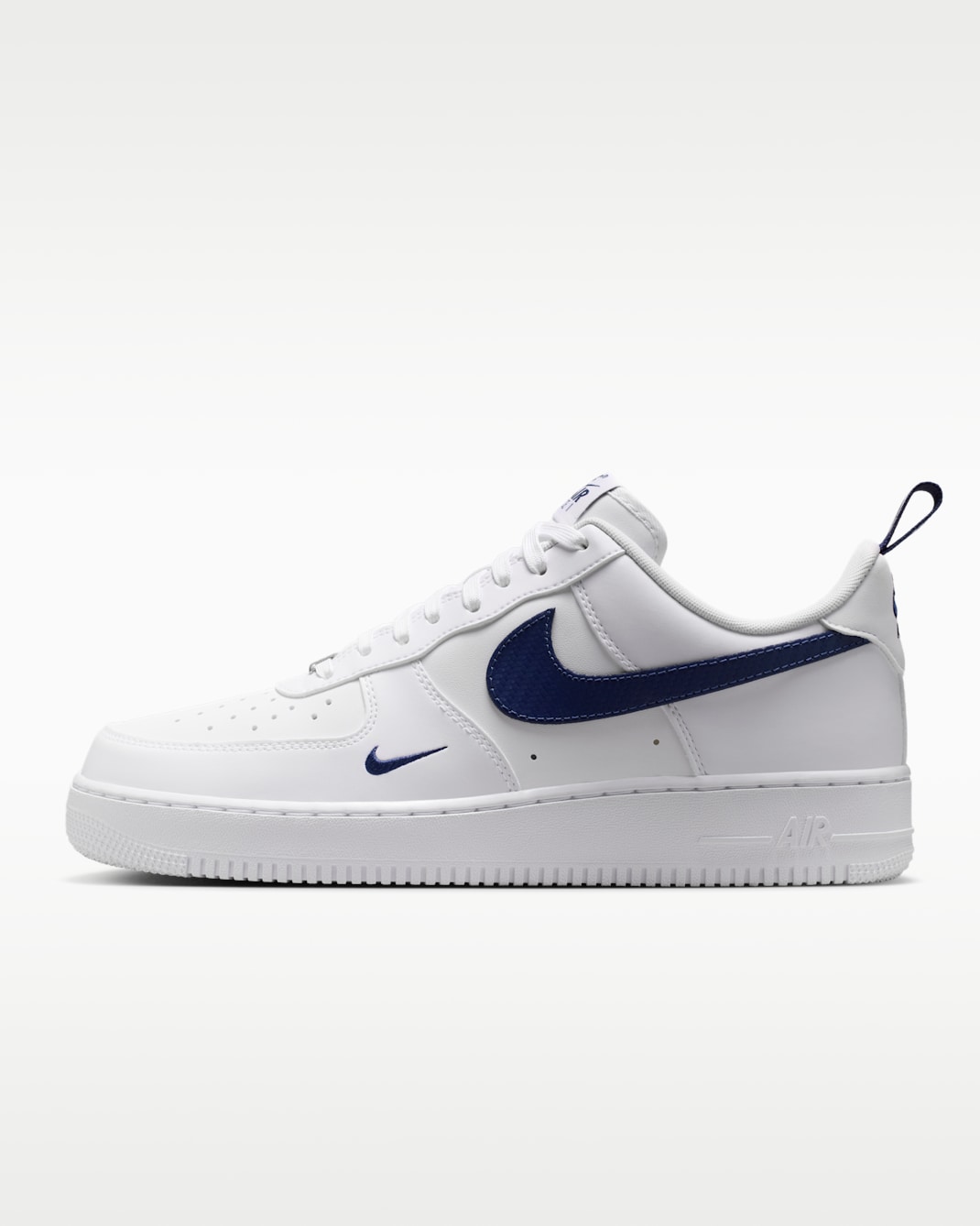Air Force 1 '07 Men's Shoes - White/White/Midnight Navy