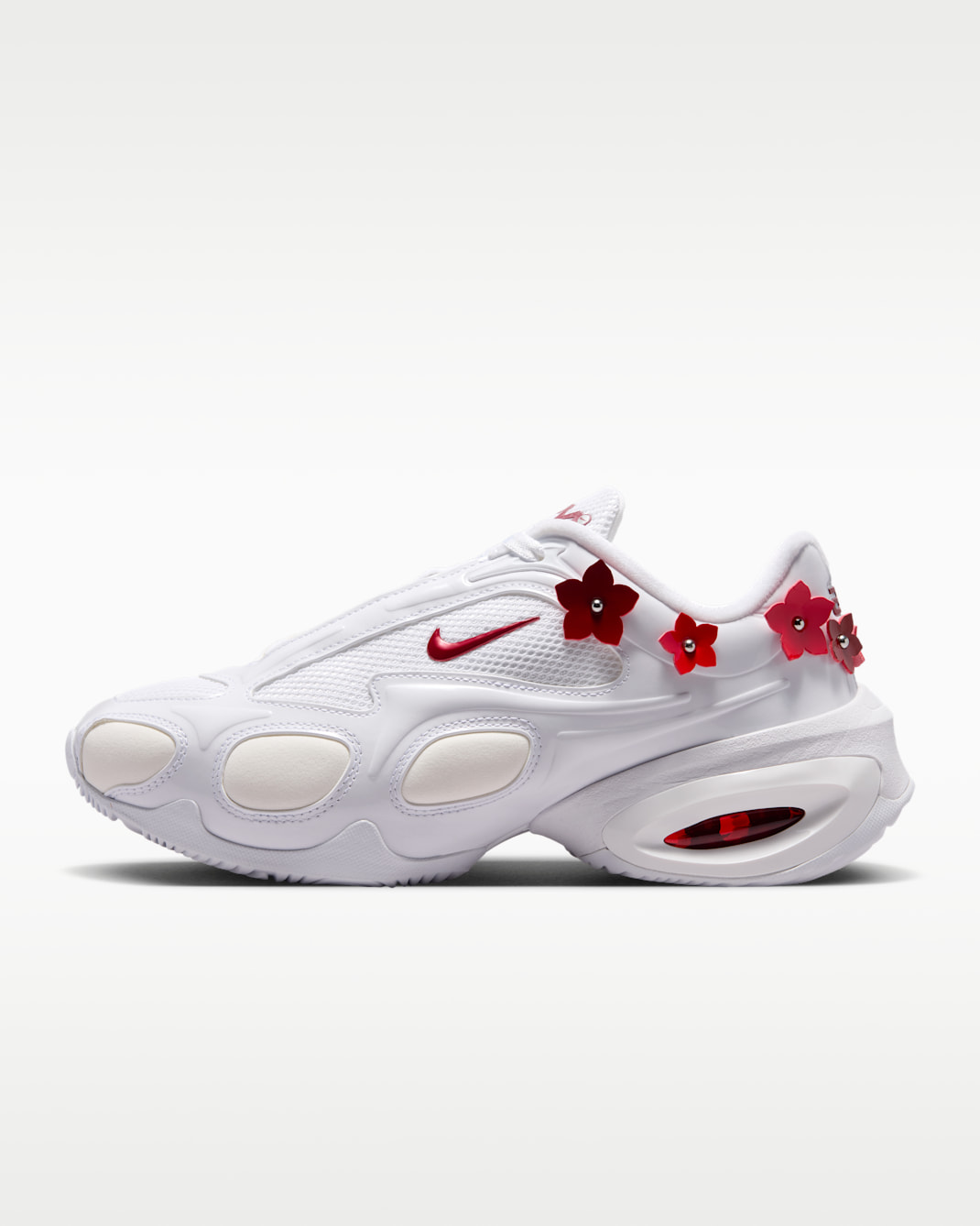 Nike Air Max Muse Women's Shoes - White/University Red/Metallic Silver/Tough Red