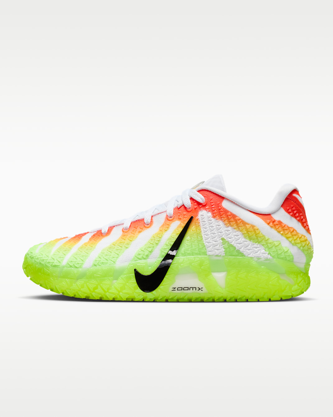 Ja 3 "Snowed In" EP Basketball Shoes - White/Bright Crimson/Volt/Black