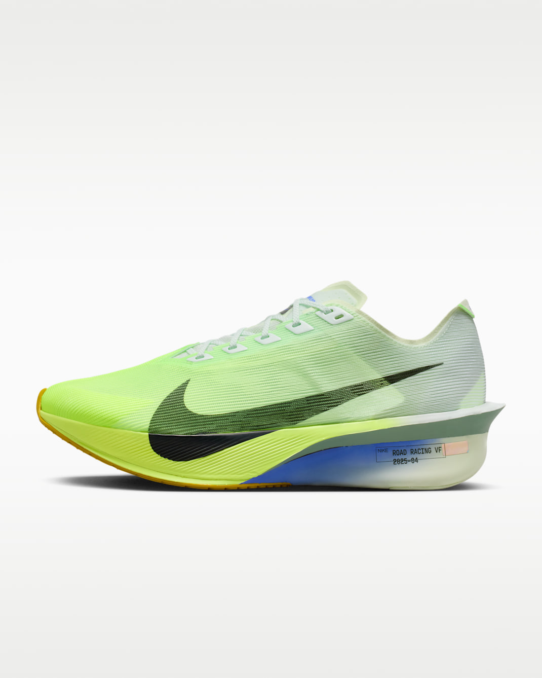 Nike Vaporfly 4 Men's Road Racing Shoes - Barely Green/Volt Tint/Sapphire/Black Spruce