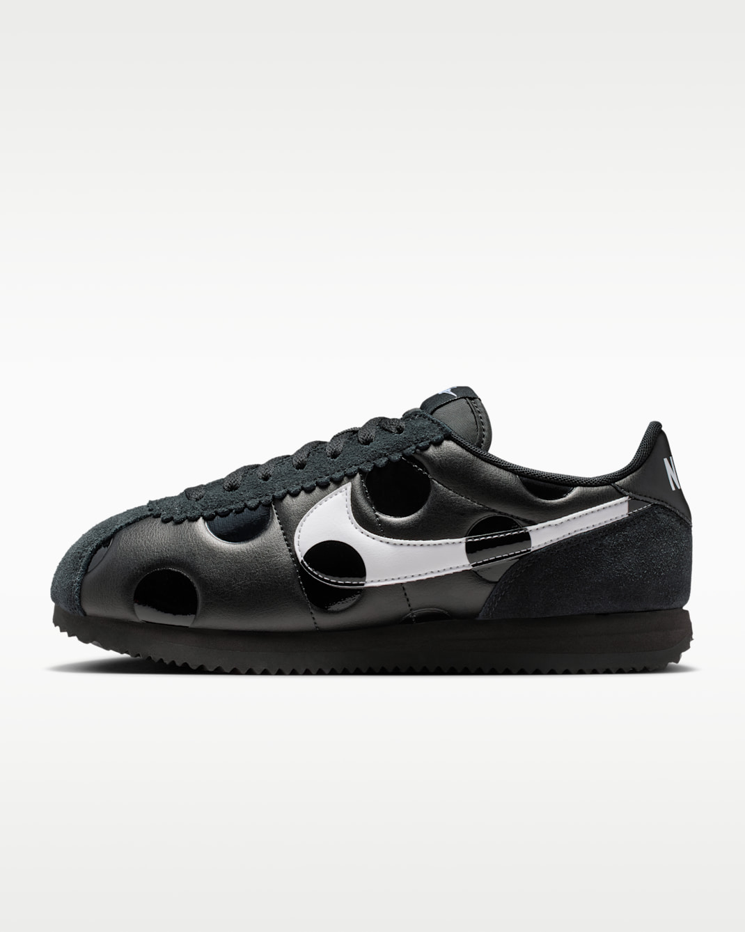 Nike Cortez Women's Shoes - Black/Black/White