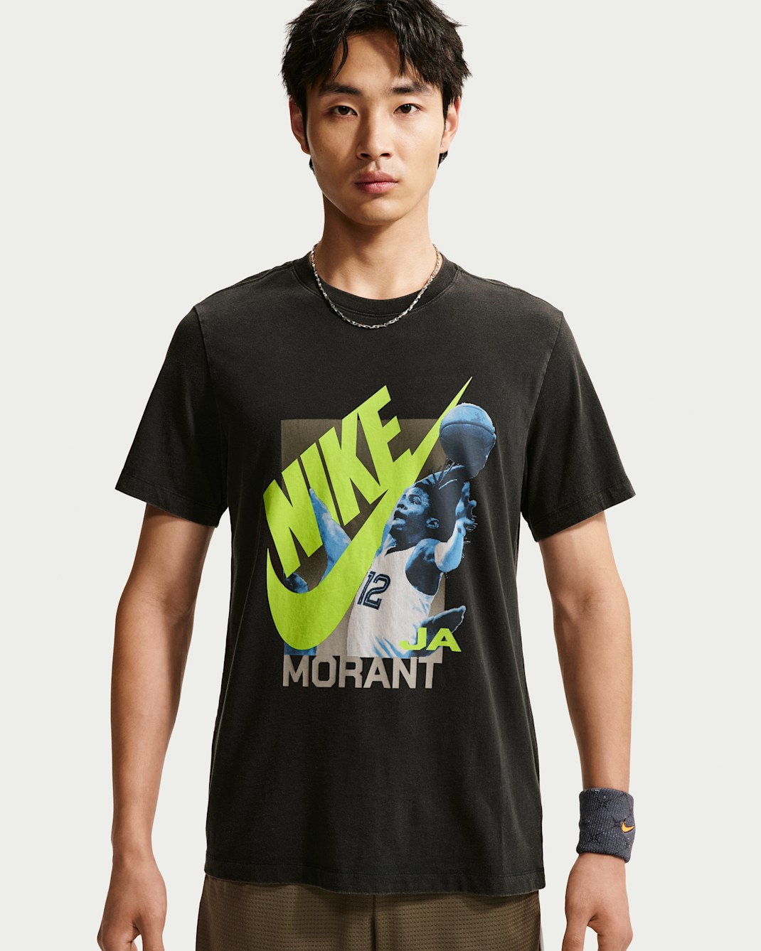 Ja Men's Basketball T-shirt - Black