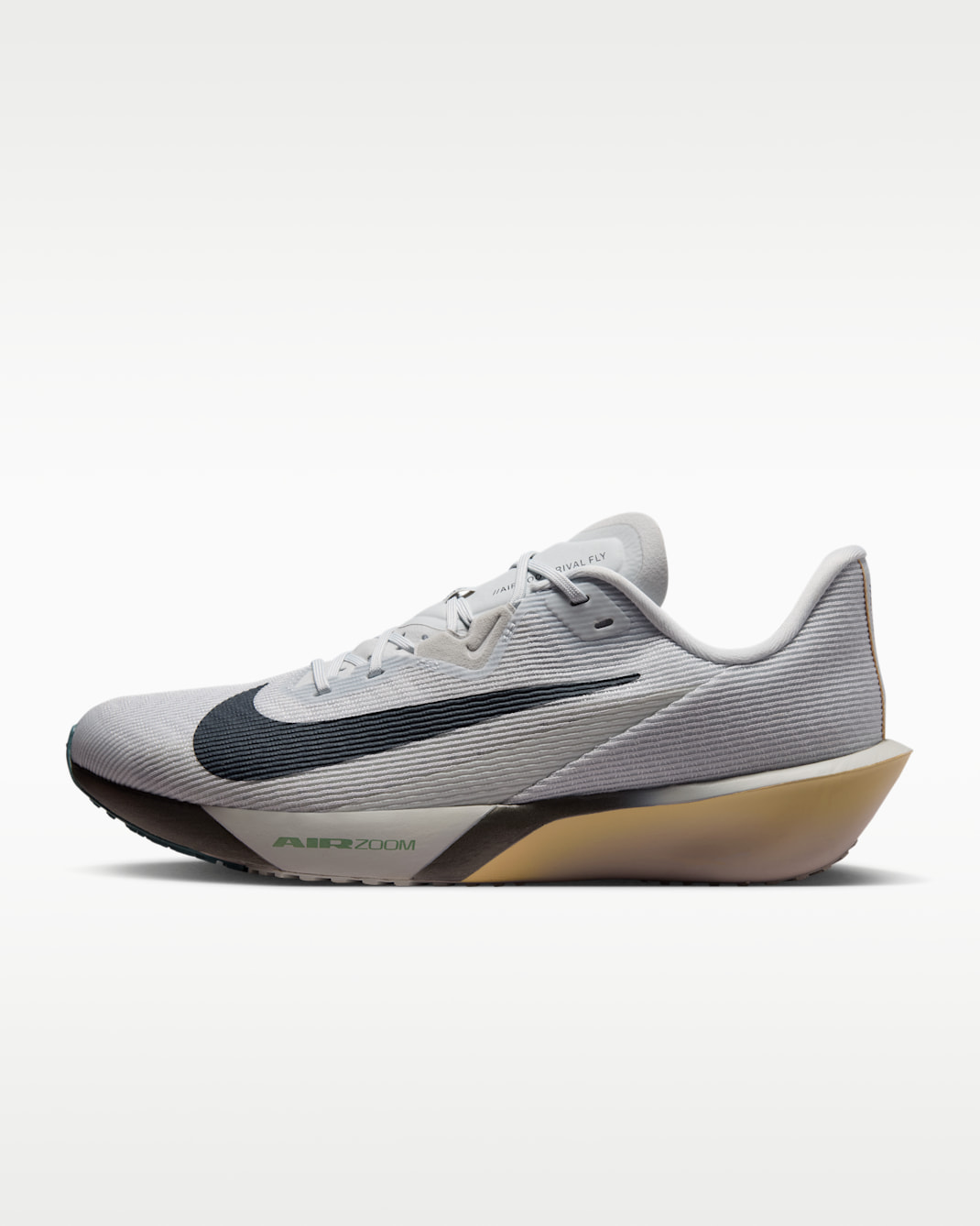 Nike Zoom Rival Fly 4 Road-Racing Shoes - Pure Platinum/Spruce Aura/Steam/Dark Obsidian