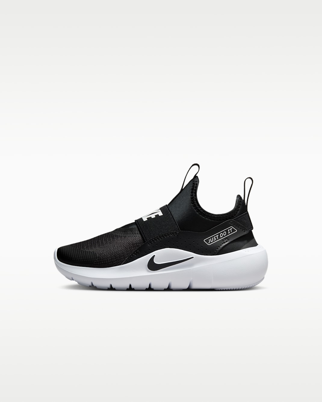 Nike Flex Runner 4 Younger Kids' Shoes - Black/White/White/Black