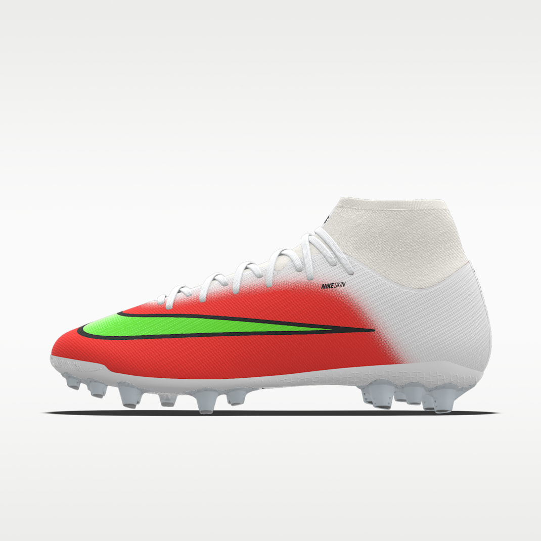 Nike Mercurial Superfly 11 Academy By You Custom Artificial-Grass High-Top Football Boots - Multi-Colour/Multi-Colour