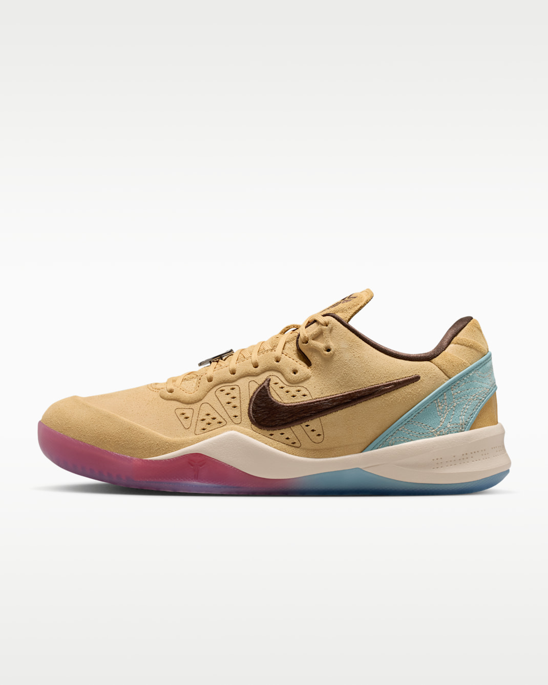 Kobe VIII Protro Basketball Shoes - Light Orewood Brown/Summit White/Red Stardust/Baroque Brown
