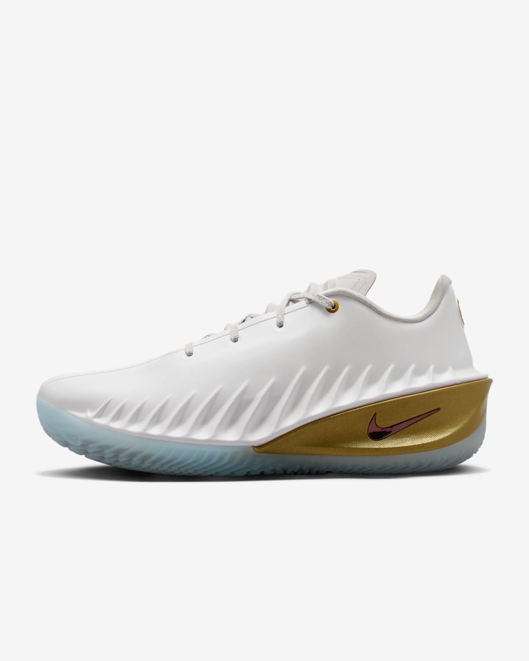 Nike G.T. Cut 4 EP Basketball Shoes - White/Metallic Gold/Vast Grey/Light Chocolate