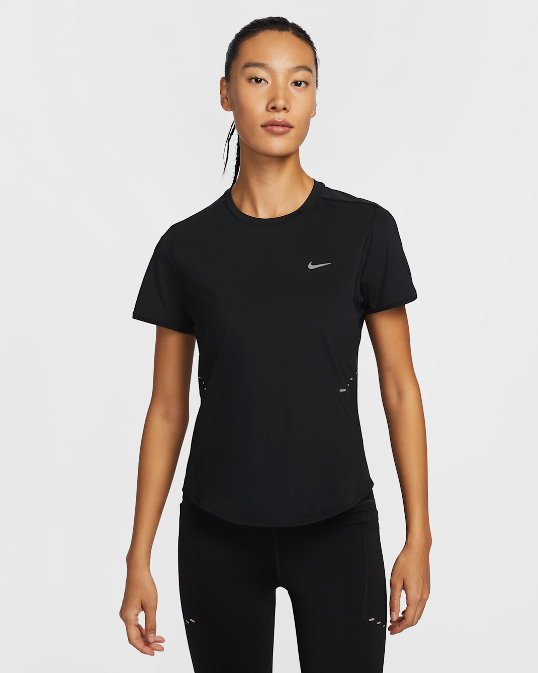 Nike Swift Women's Dri-FIT Short-Sleeve Running Top - Black