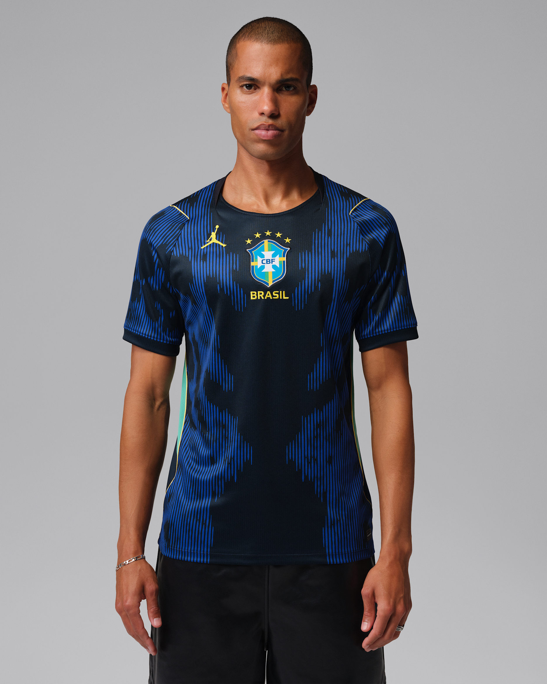 Brazil National Team 2026 Stadium Away Men's Nike Dri-FIT Football Shirt - Old Royal/Black