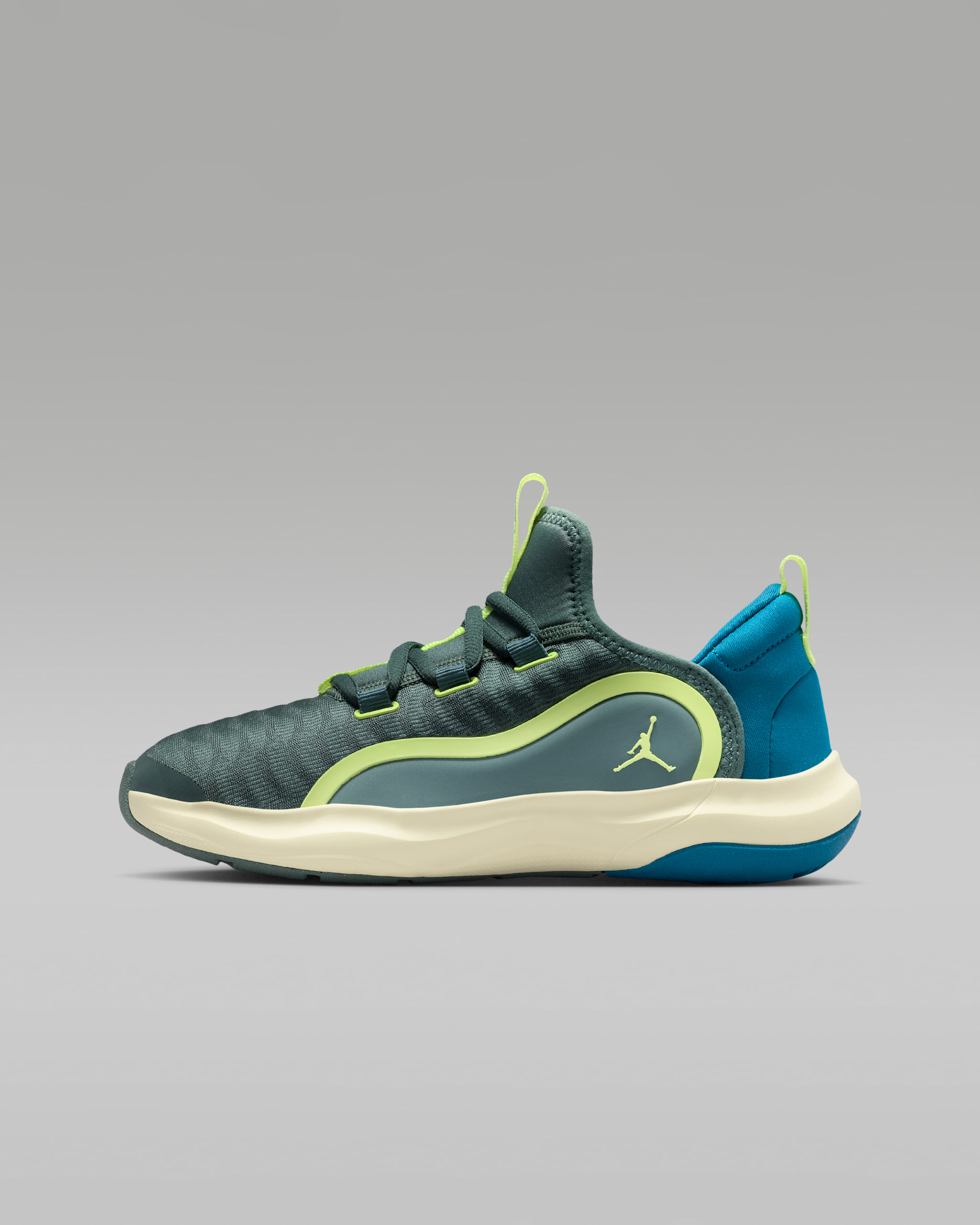 Jordan 23/7.2 EasyOn Older Kids' Shoes - Hasta/Green Abyss/Sea Glass/Light Lemon Twist