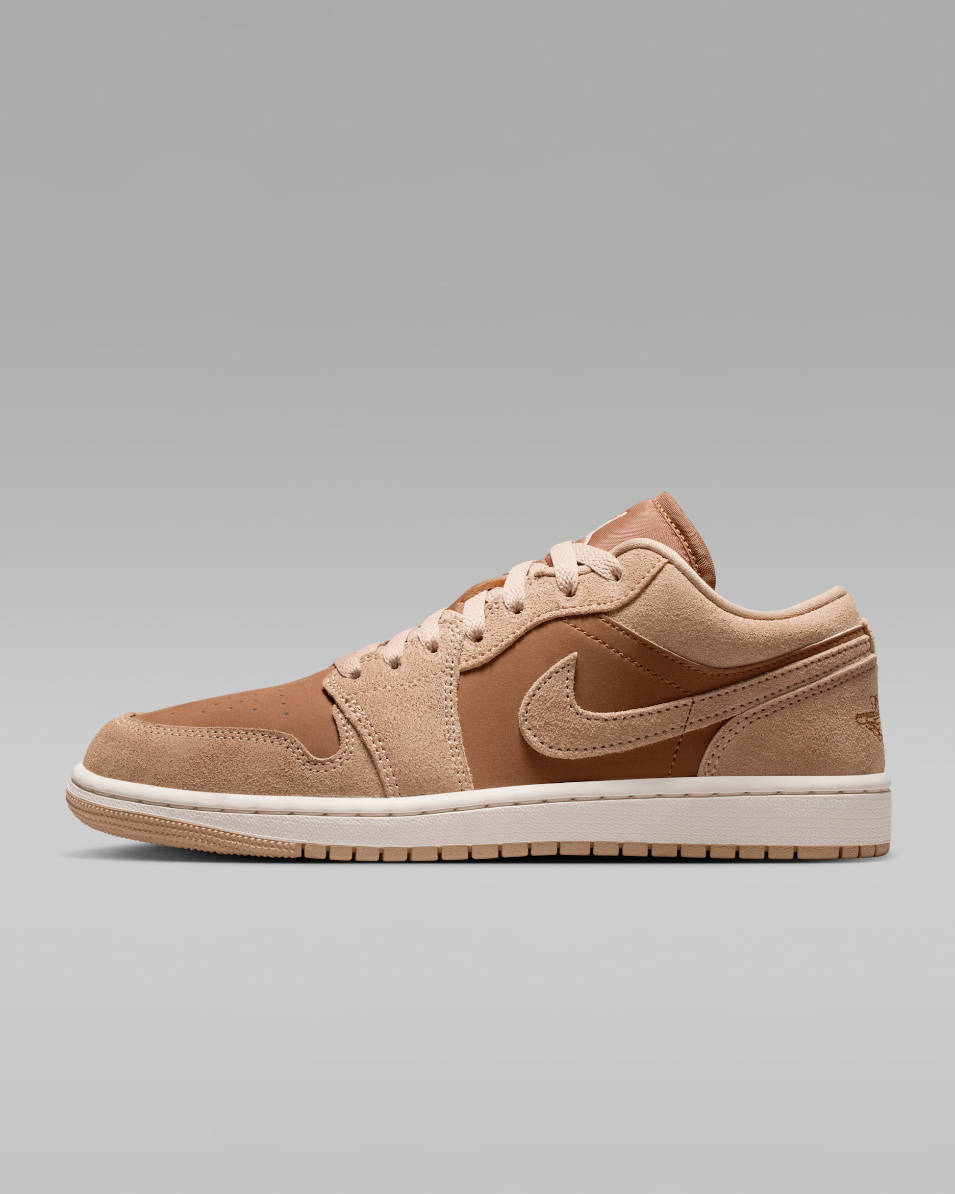 Air Jordan 1 Low Women's Shoes - Legend Medium Brown/Chalk/Light British Tan