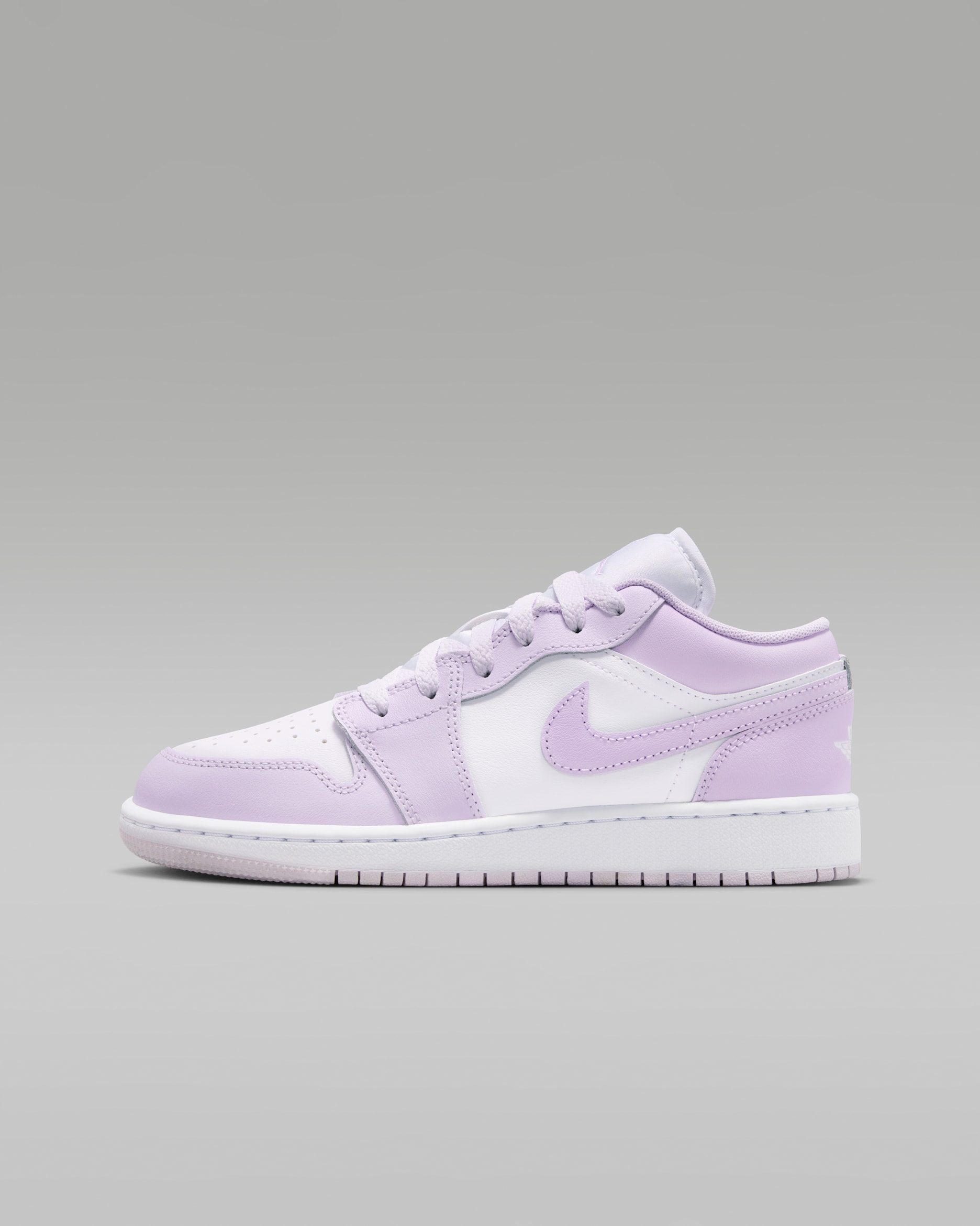 Air Jordan 1 Low Older Kids' Shoes - Barely Grape/Violet Mist/White