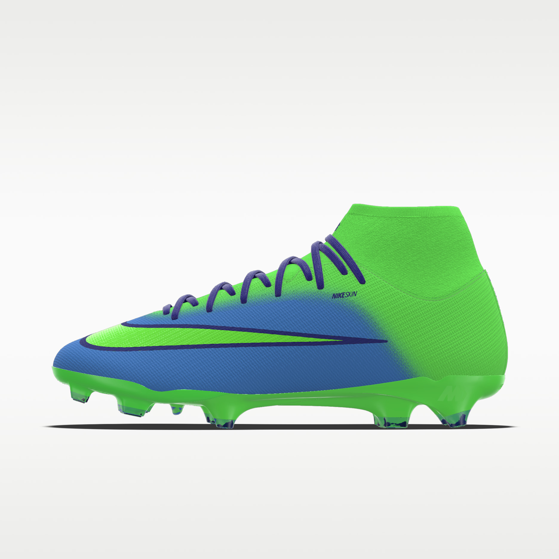 Nike Mercurial Superfly 11 Academy By You Custom Firm-Ground High-Top Football Boots - Multi-Colour/Multi-Colour