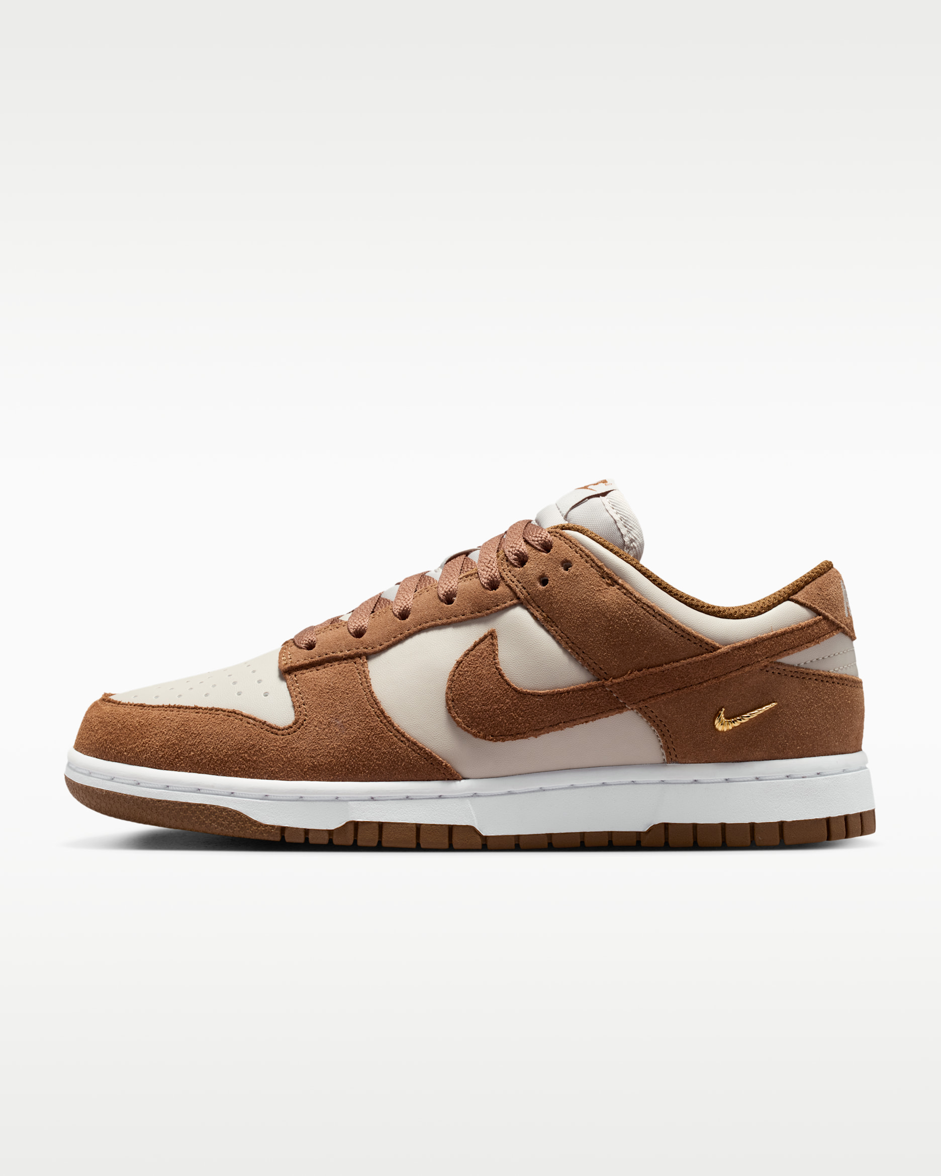 Nike Dunk Low Suede Women's Shoes - Light British Tan/Cream II/White/Light British Tan