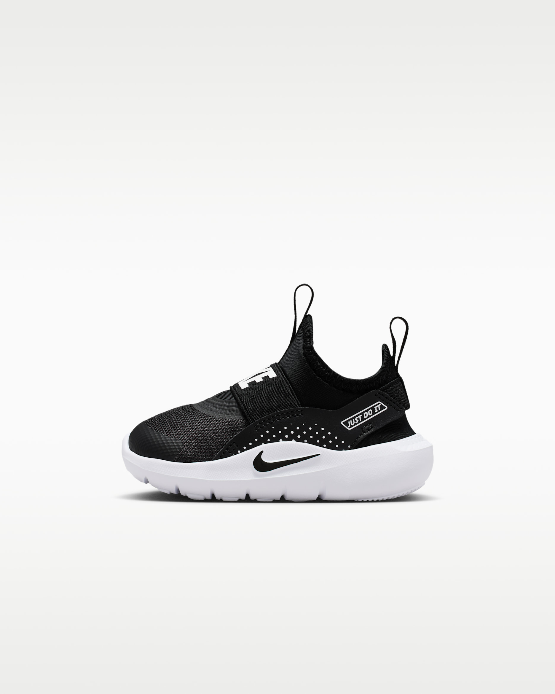 Nike Flex Runner 4 Baby/Toddler Shoes - Black/White/White/Black