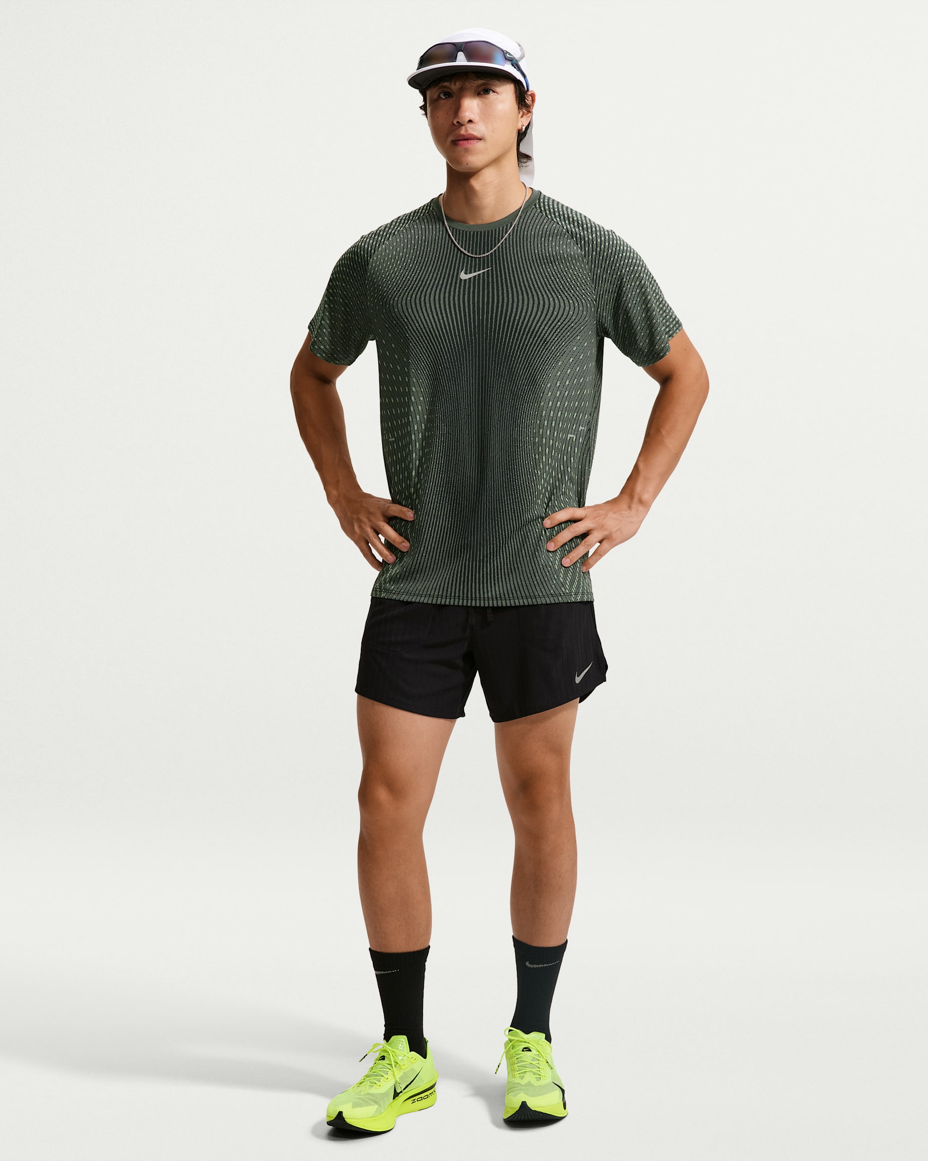 Nike Stride Aero-FIT Men's 12.5cm (approx.) Brief-Lined Running Shorts - Black