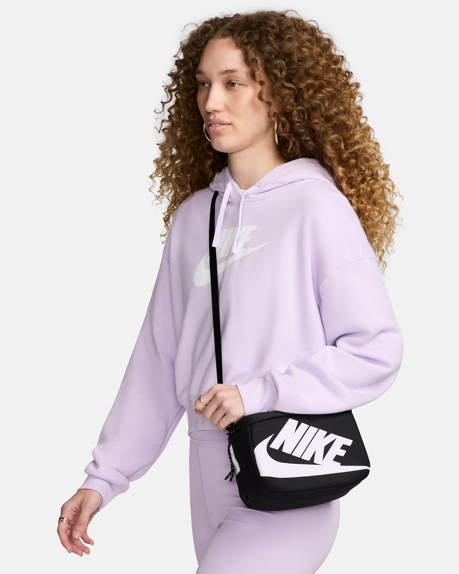 Nike Mini Shoe Box Cross-Body Bag (3L) - Black/Black/White