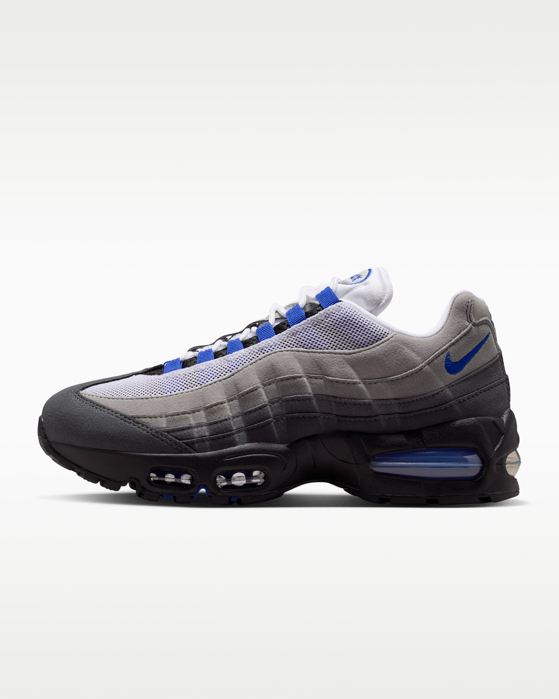 Nike Air Max 95 Big Bubble Women's Shoes - Black/White/Medium Grey/Old Royal