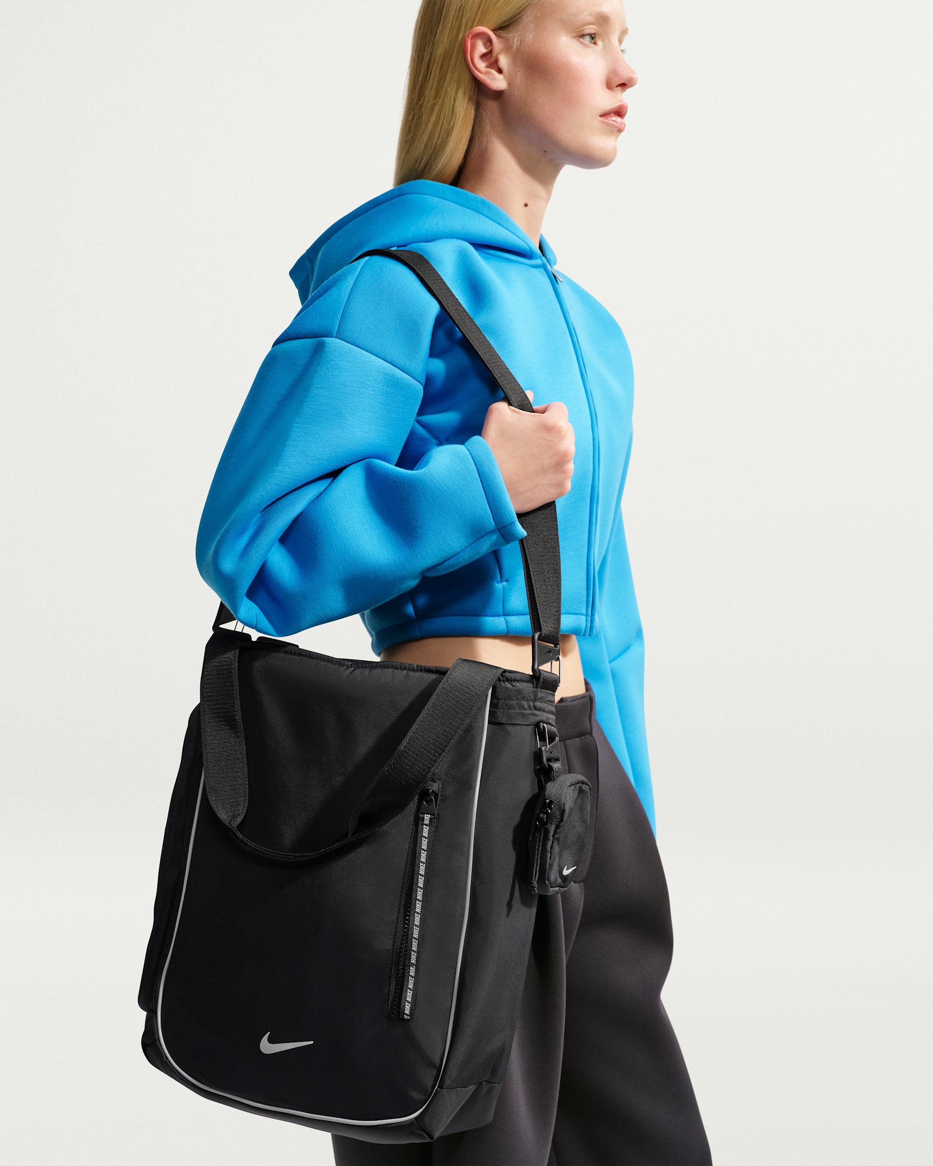 Nike Commute Tote (20L) - Black/Black/Reflect Silver