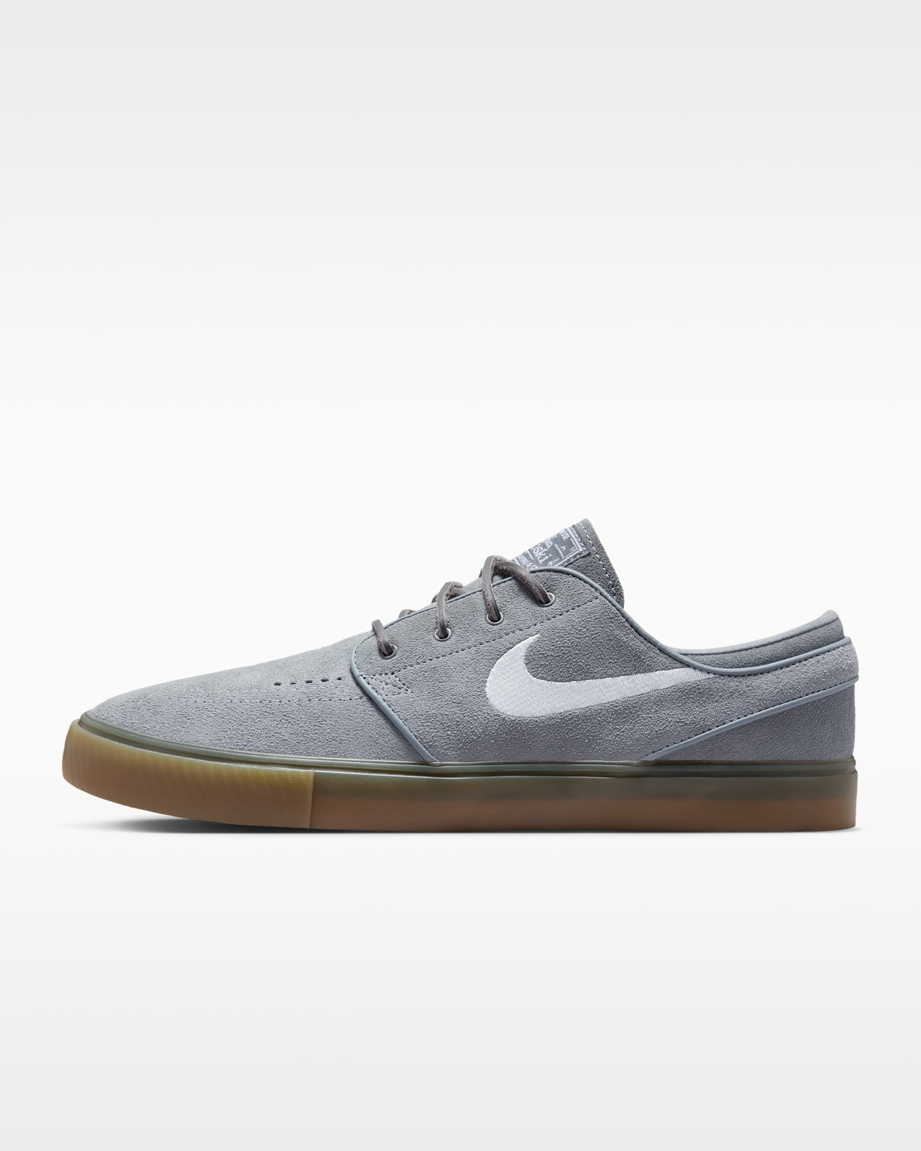 Nike SB Zoom Janoski OG+ Skate Shoes - Cool Grey/Cool Grey/Gum Light Brown/White