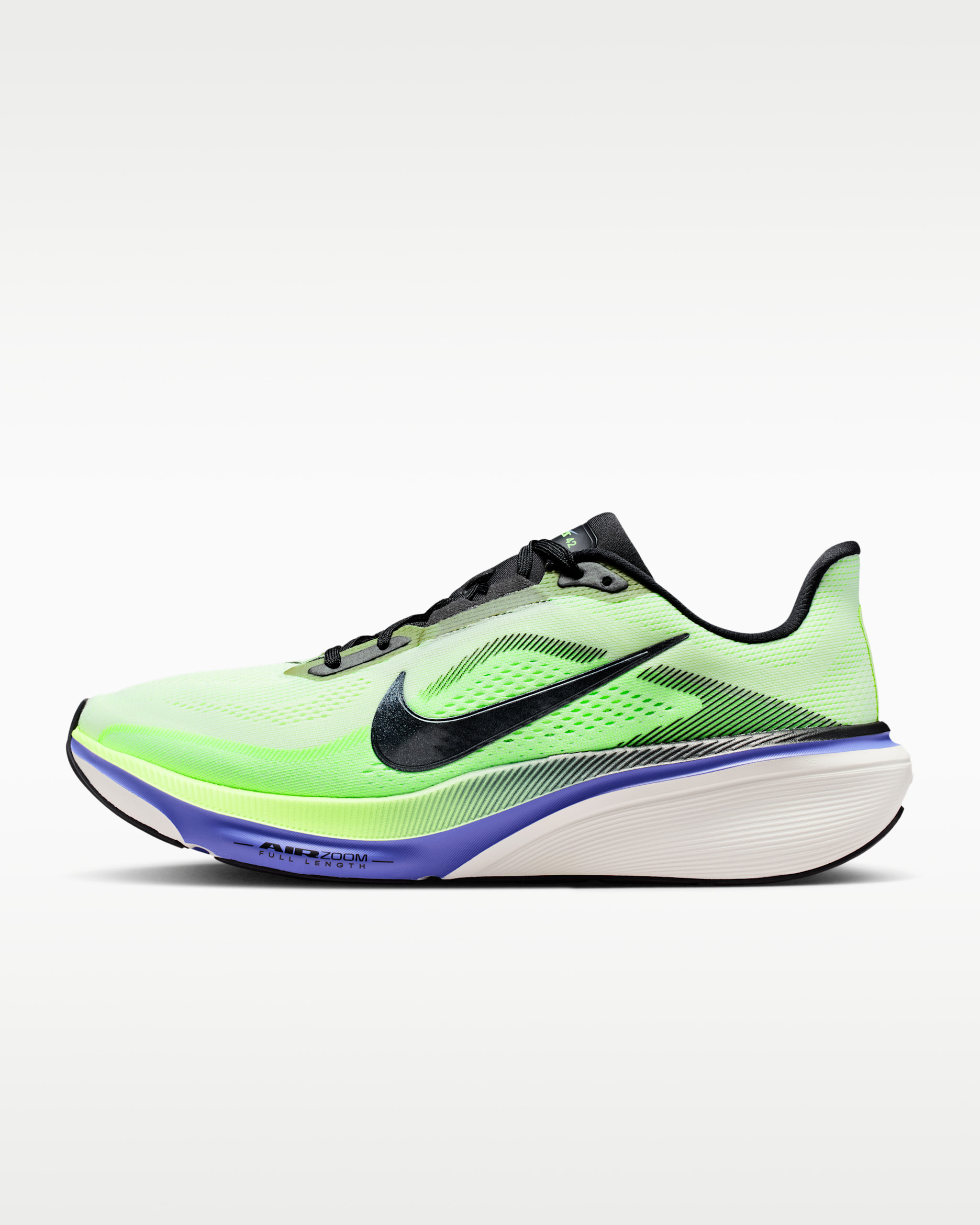 Nike Pegasus 42 Men's Road-Running Shoes - Volt Tint/Sapphire/Lime Blast/Black Spruce