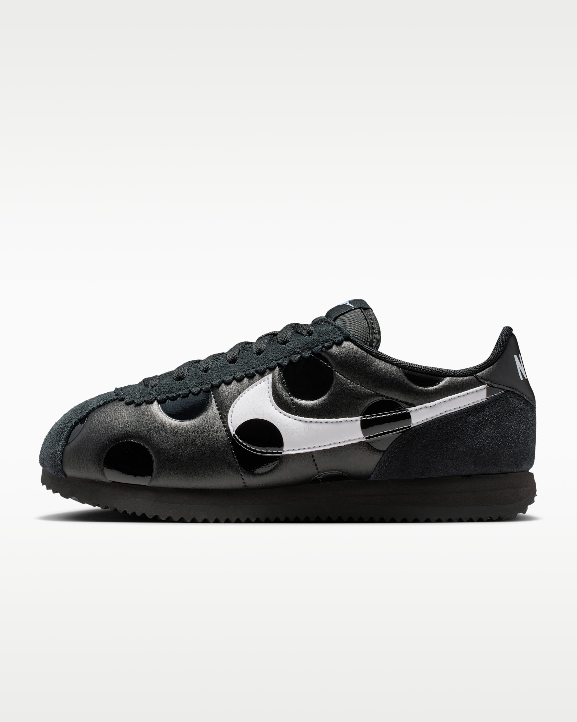Nike Cortez Women's Shoes - Black/Black/White