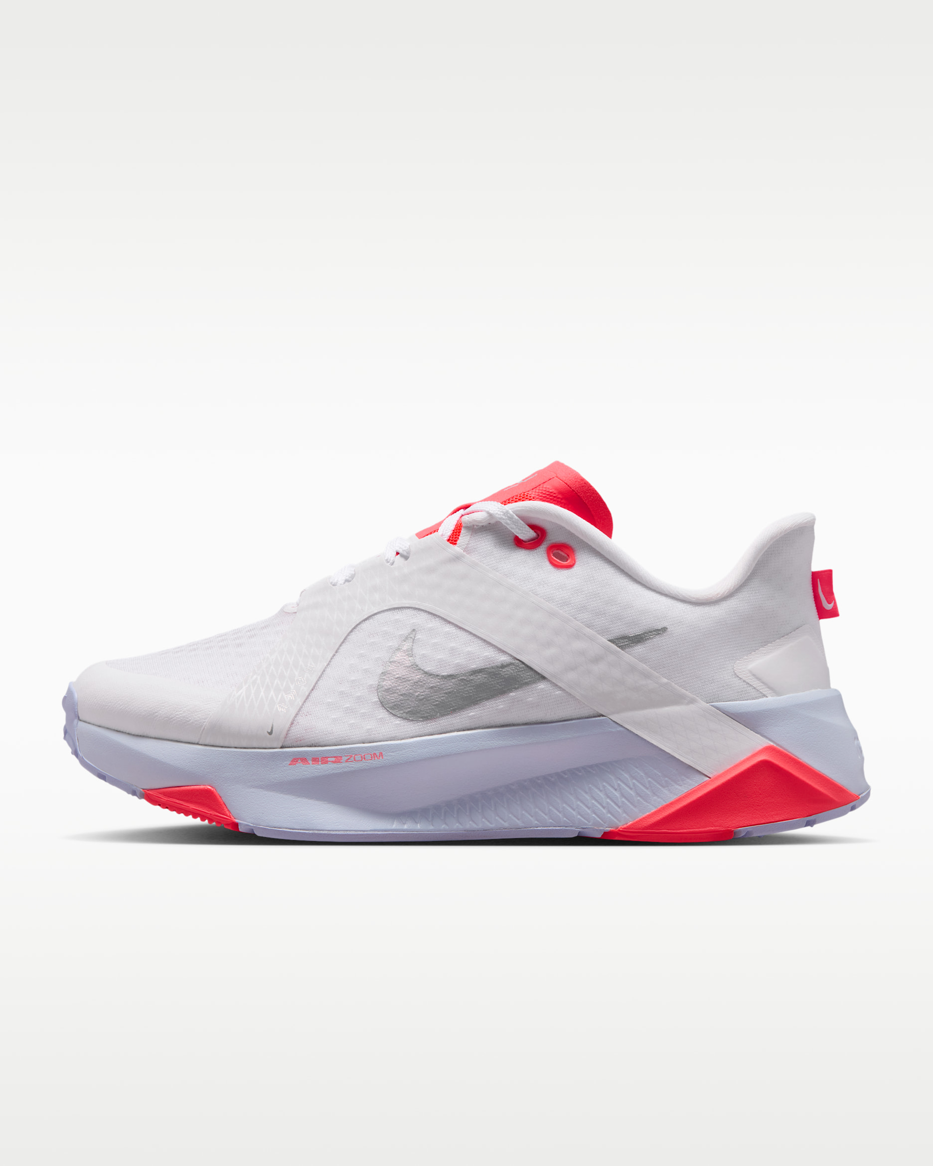 Nike Hybrid RN Women's Training Shoes - White/Laser Crimson/Football Grey/Metallic Silver