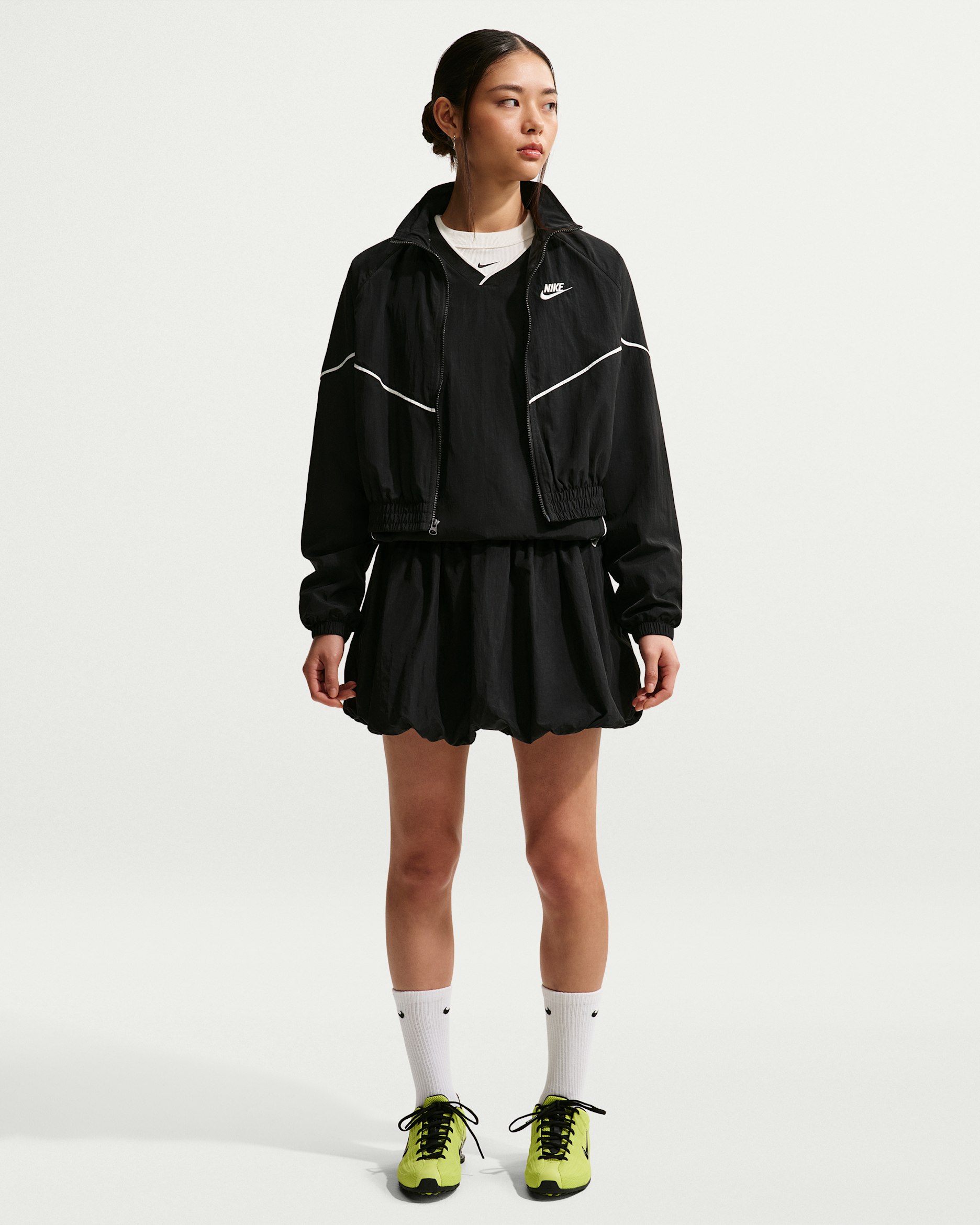 Nike Sportswear Women's Loose Bubble Skirt - Black/Black/Chalk