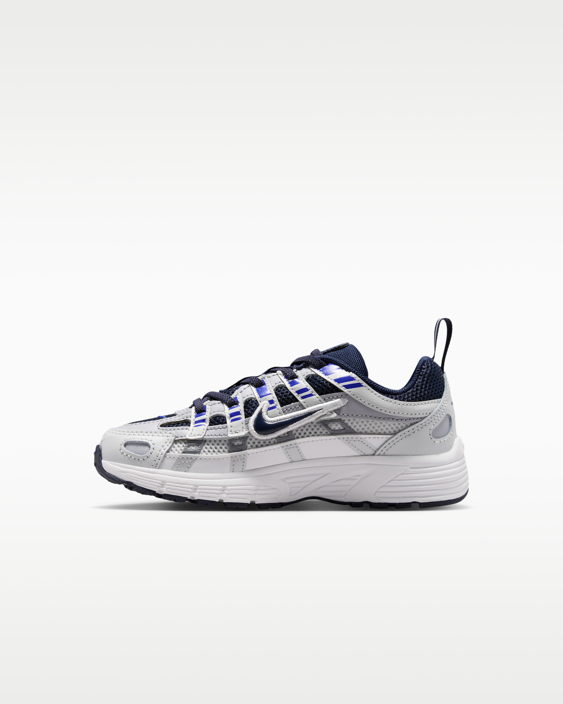 Nike P-6000 Younger Kids' Shoes - Wolf Grey/Summit White/Racer Blue/Blue Eclipse