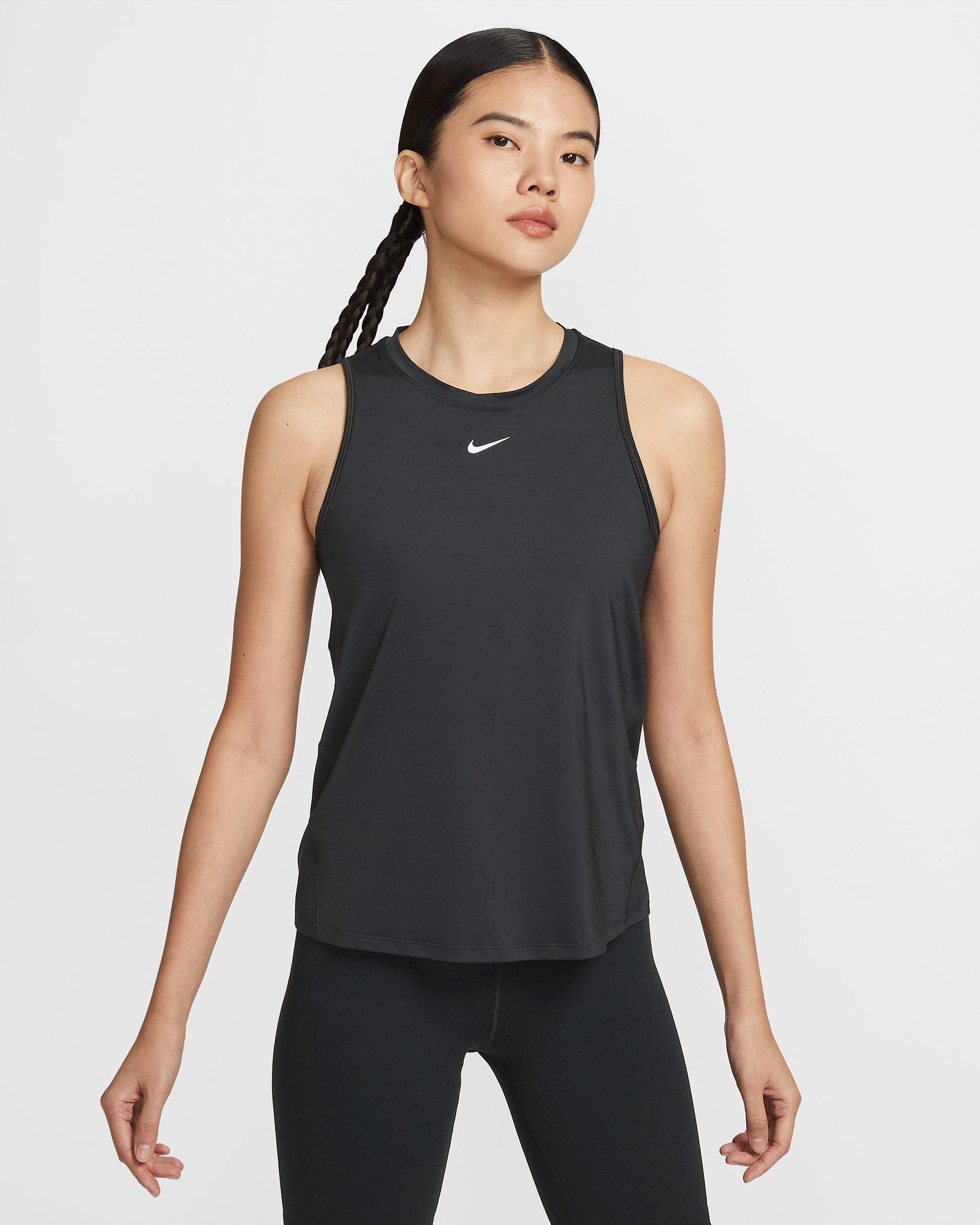 Nike One Classic Women's Dri-FIT Tank Top - Black/White