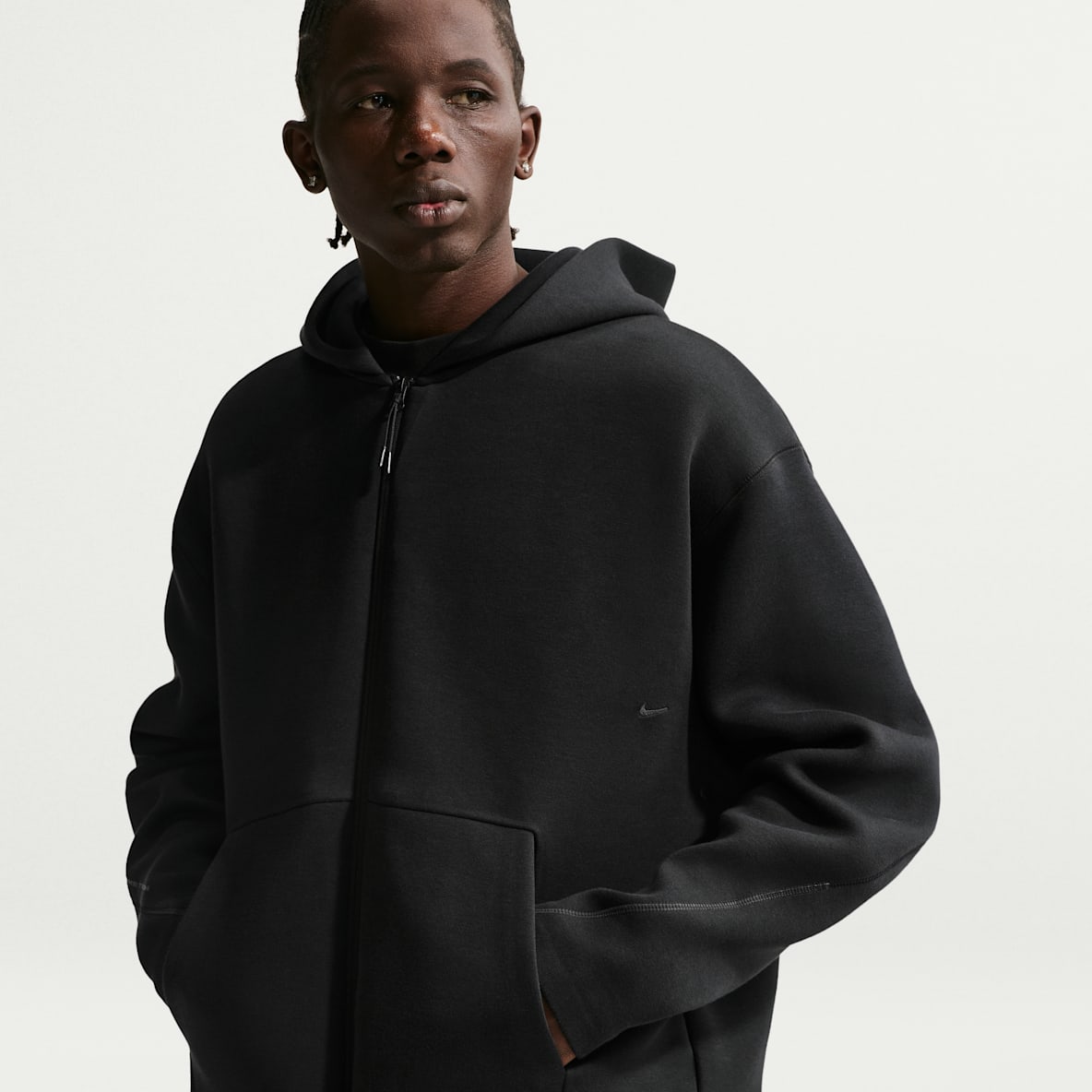 Nike Tech Sweat à capuche et zip en Fleece pour homme