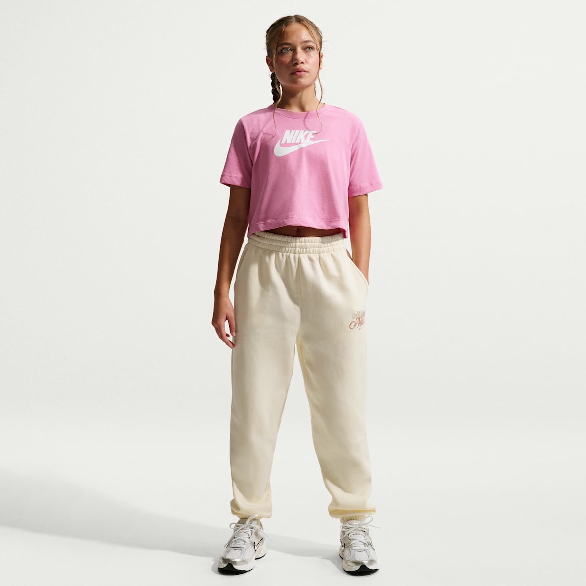 Nike Sportswear Club Fleece Girls' Loose Graphic Pants