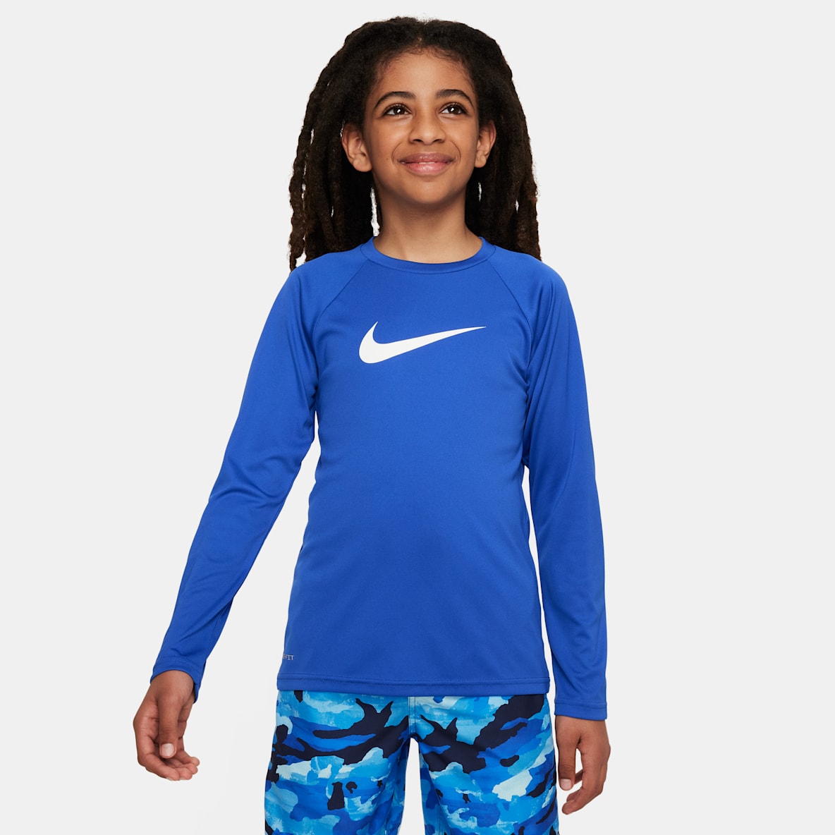 Nike Swim Hydroguard Essential Big Kids' (Boys') Dri-FIT UV Long Sleeve Top