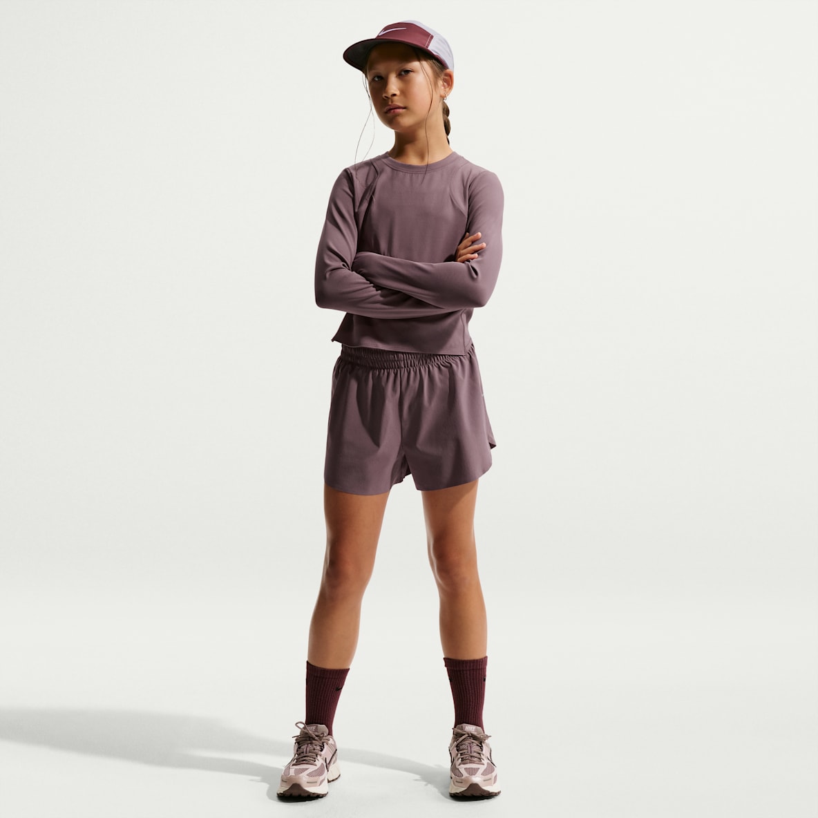 Nike MAVN Girls' Dri-FIT 7.5cm (approx.) Mid-Rise Repel Running Shorts