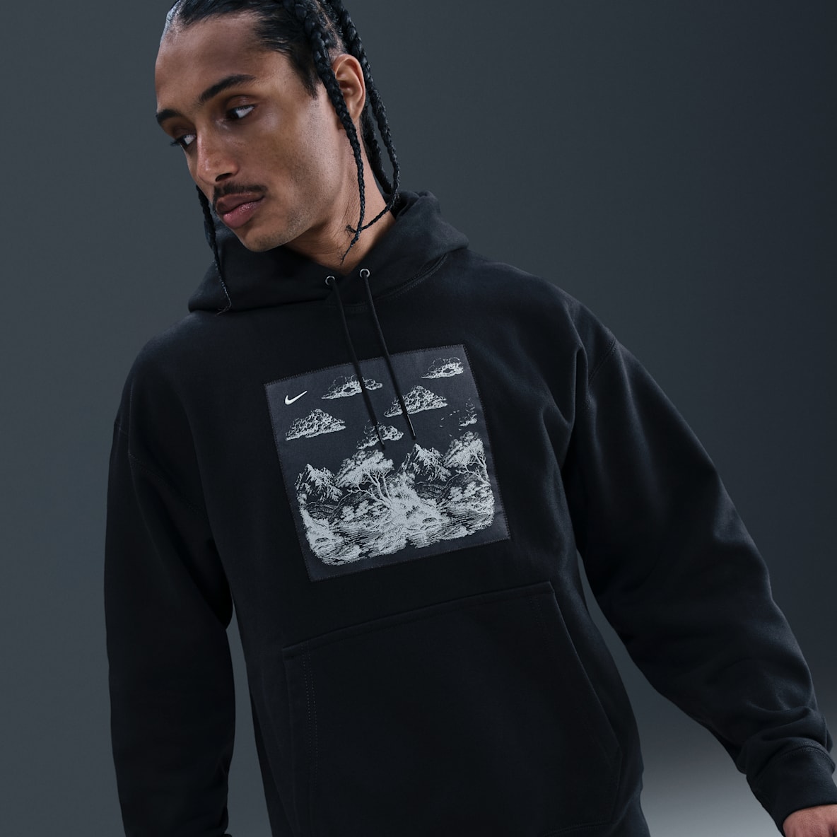 Nike Solo Swoosh Men's Pullover Fleece Hoodie