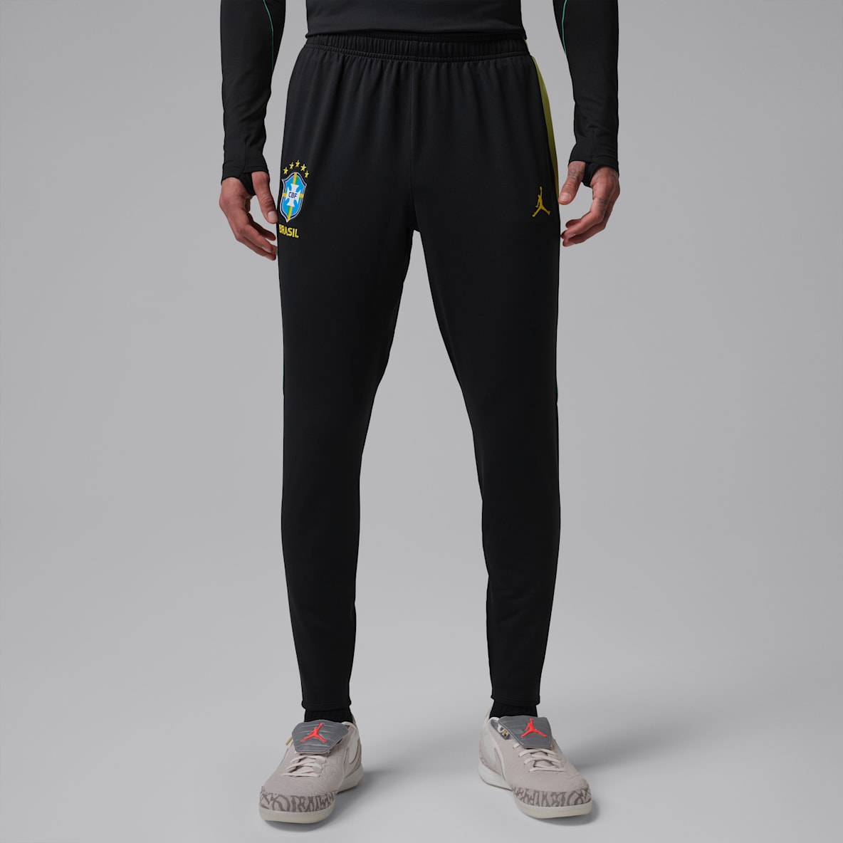Brazil Strike Men's Jordan Dri-FIT Football Knit Pants
